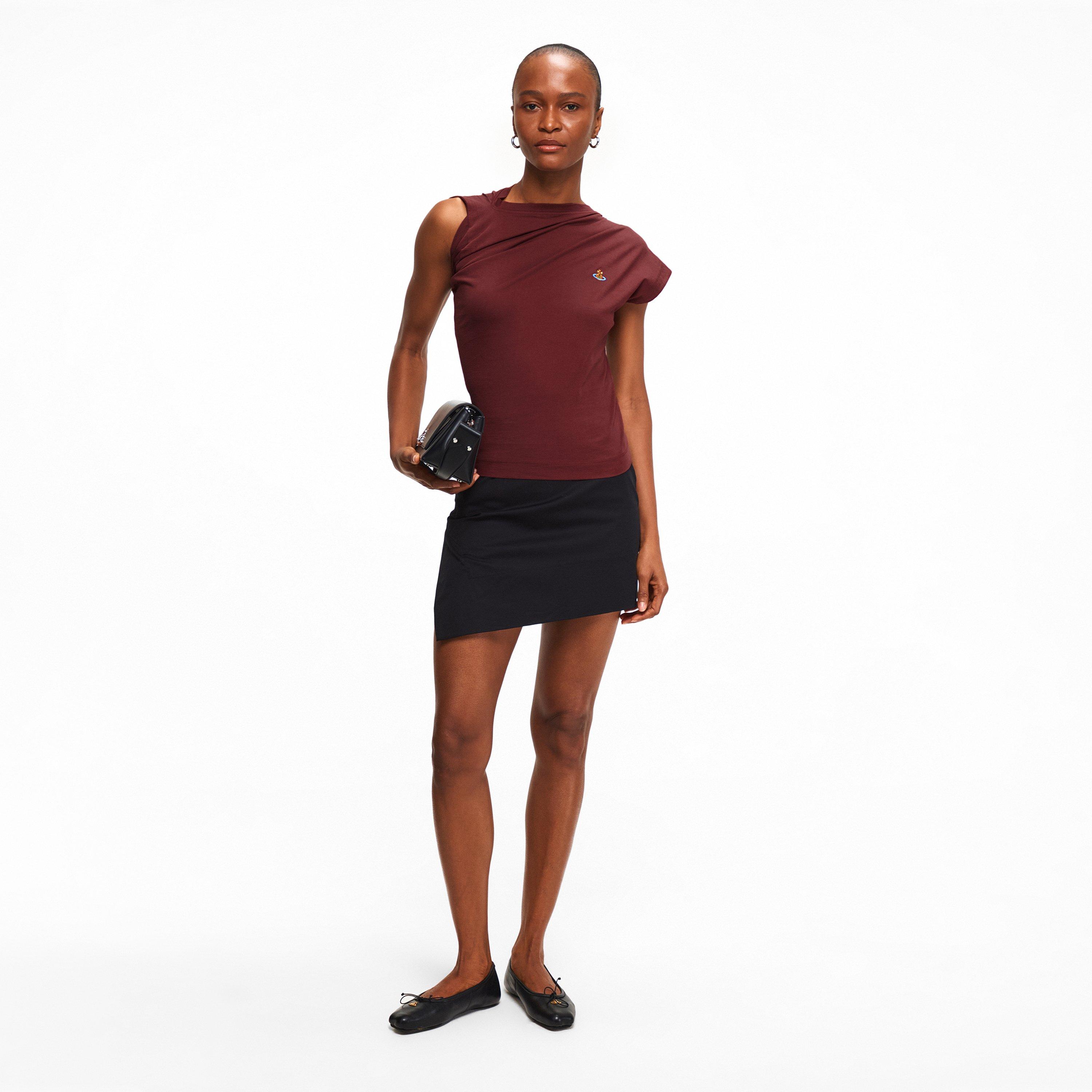 Chocolate - Vivienne Westwood - Women's Logo Cotton Hebo Top T-Shirt - 6
