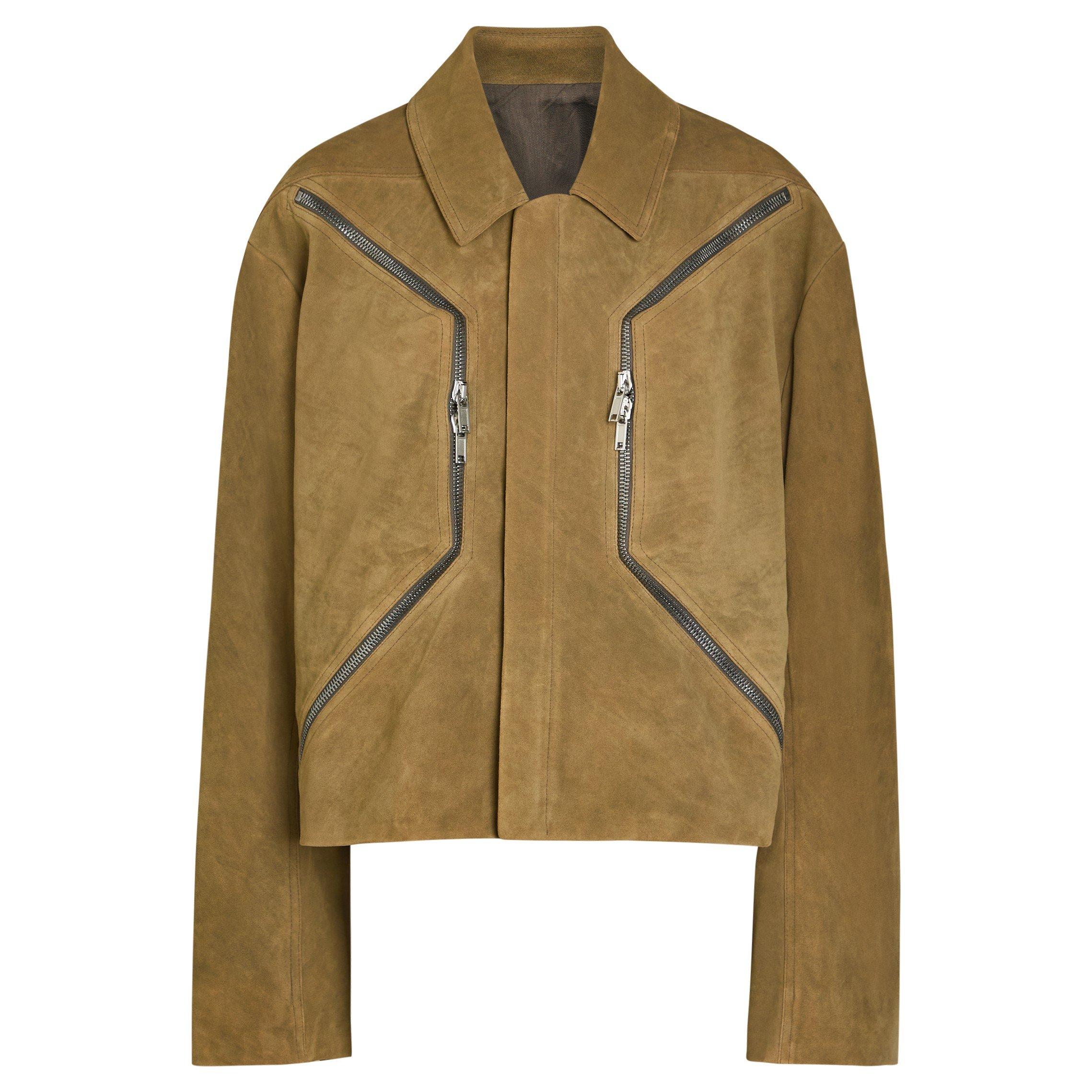 Rick Owens Women's Heizer Mac Leather Jacket