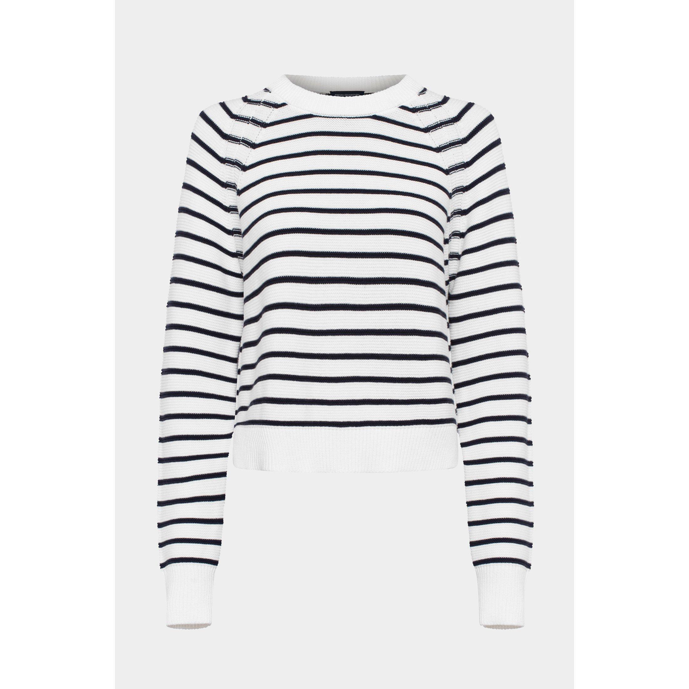10- WHITE/BLUE - French Connection - Lillie Mozart Jumper - 1