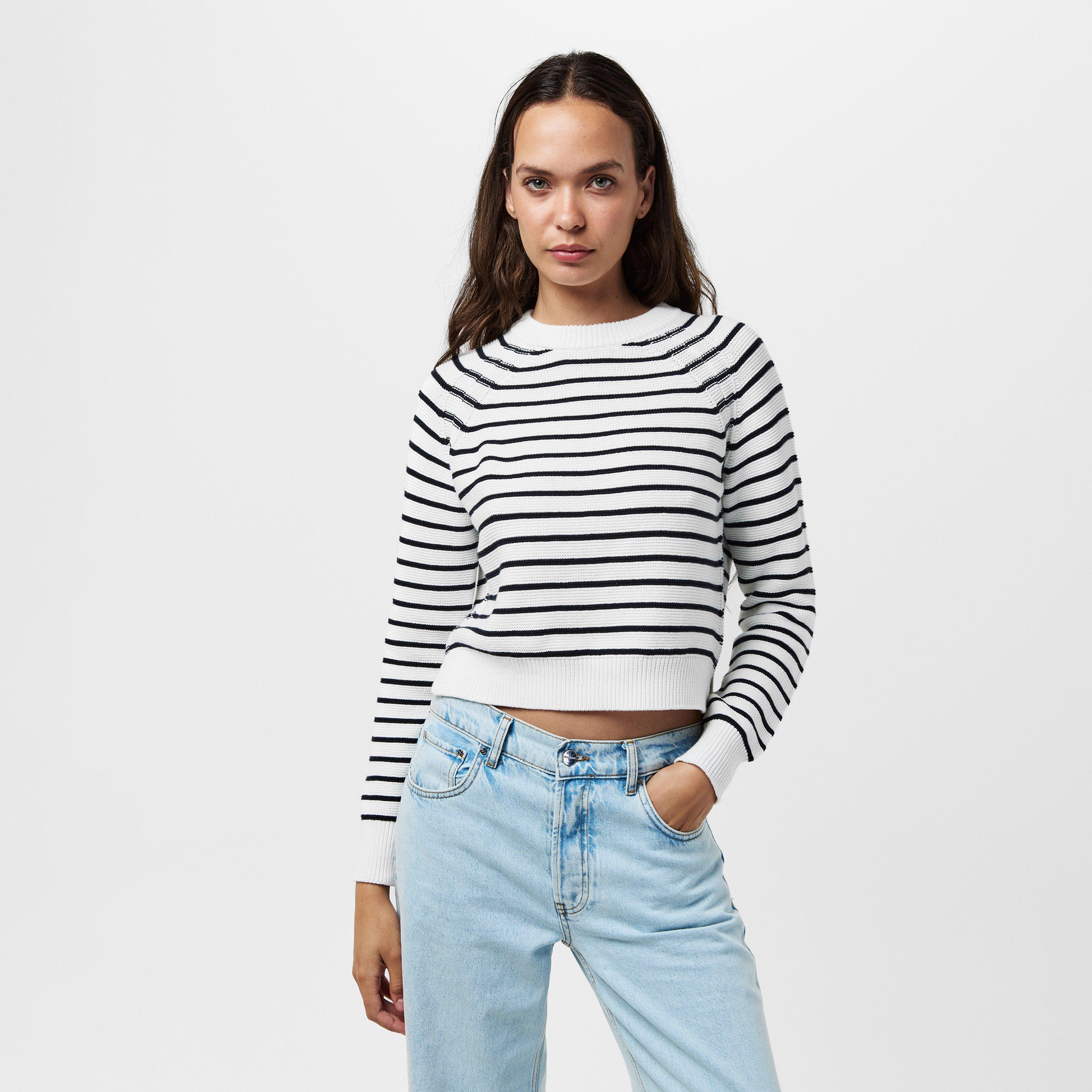10- WHITE/BLUE - French Connection - Lillie Mozart Jumper - 3