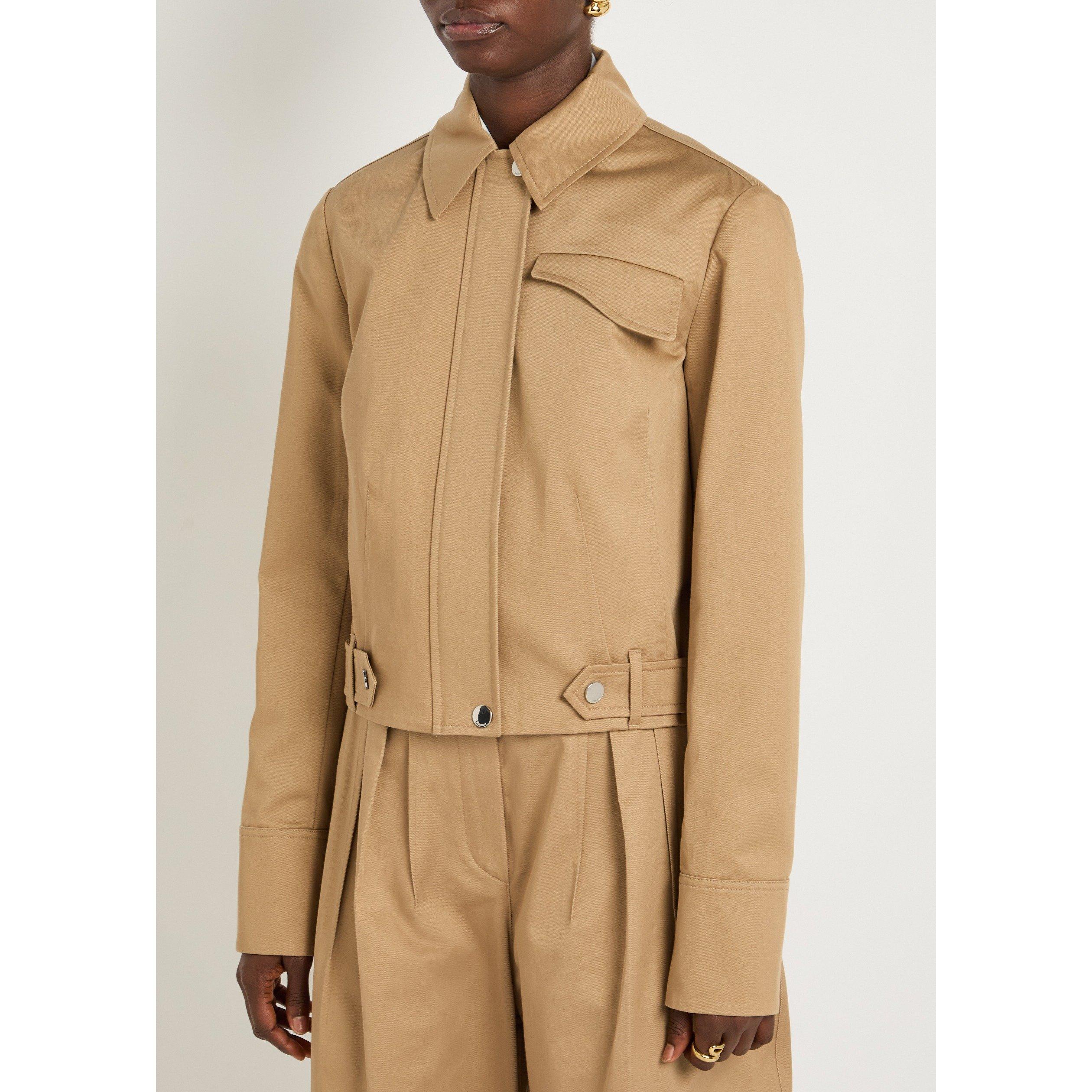 BROWN - Sportmax - Women's Finanza Cotton Field Jacket - 2