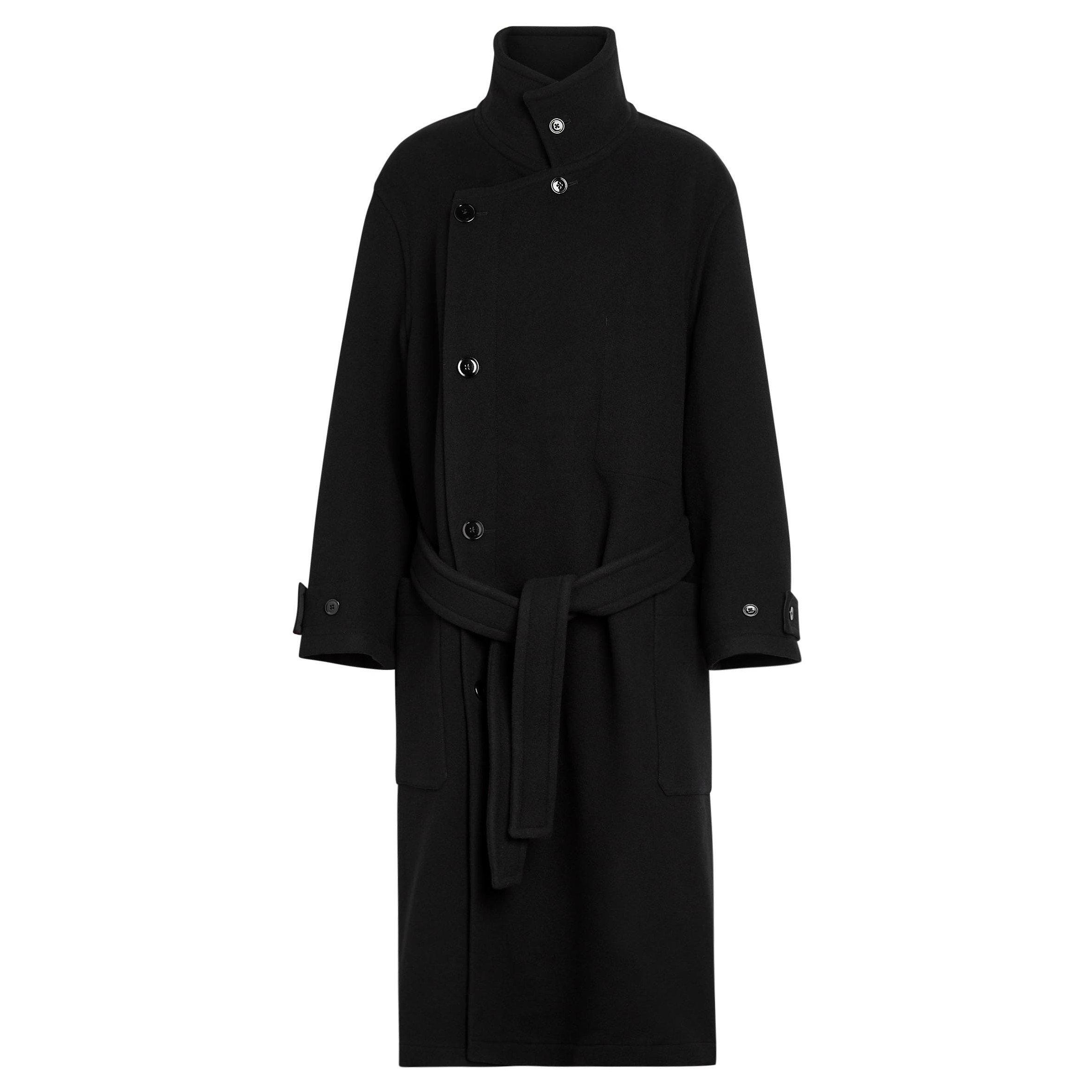 BLACK - Lemaire - WRAP COAT