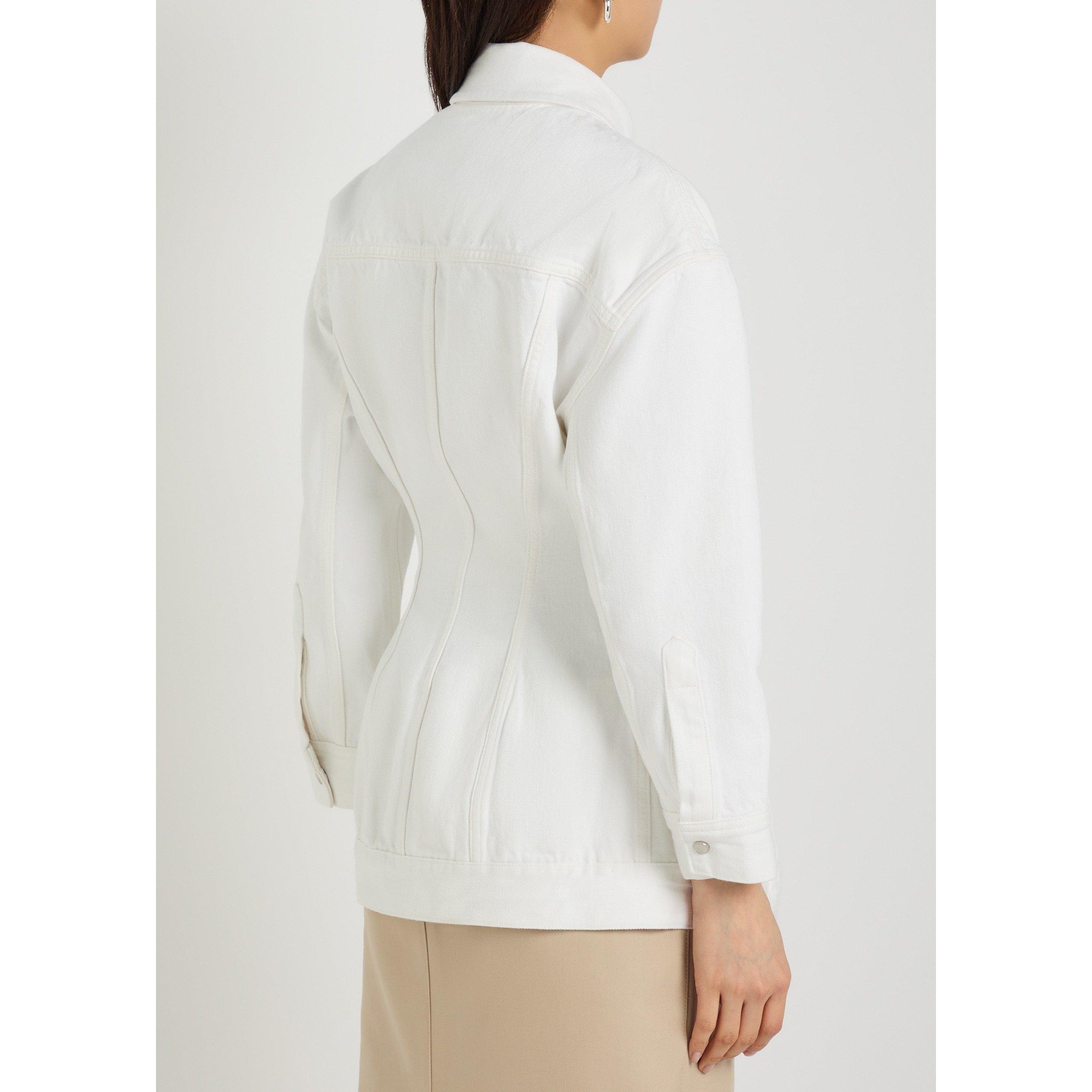 WHITE - Wardrobe NYC - J DENIM CONTOUR JACKET - 3