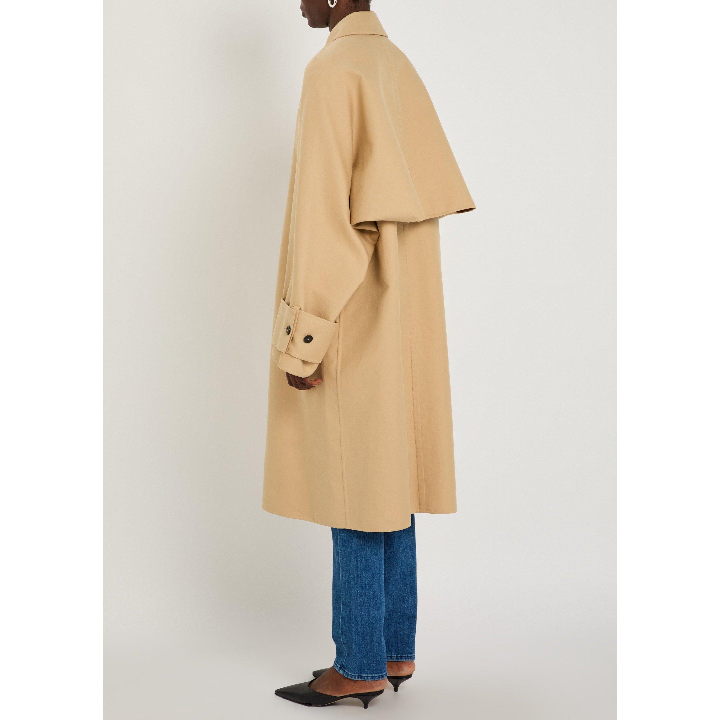 KHAKI - Another Tomorrow - DOUBLE FACE BALMACAAN - 3