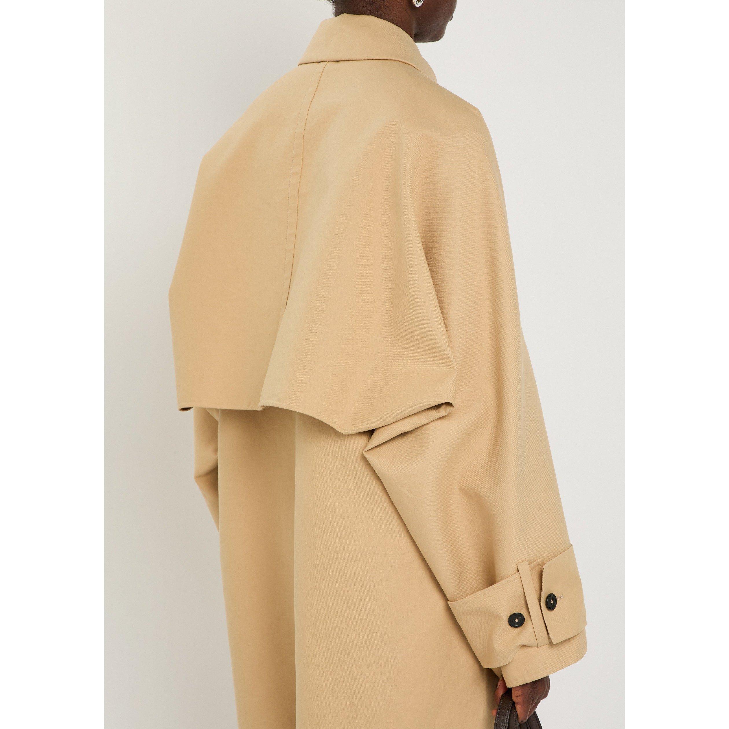 KHAKI - Another Tomorrow - DOUBLE FACE BALMACAAN - 4