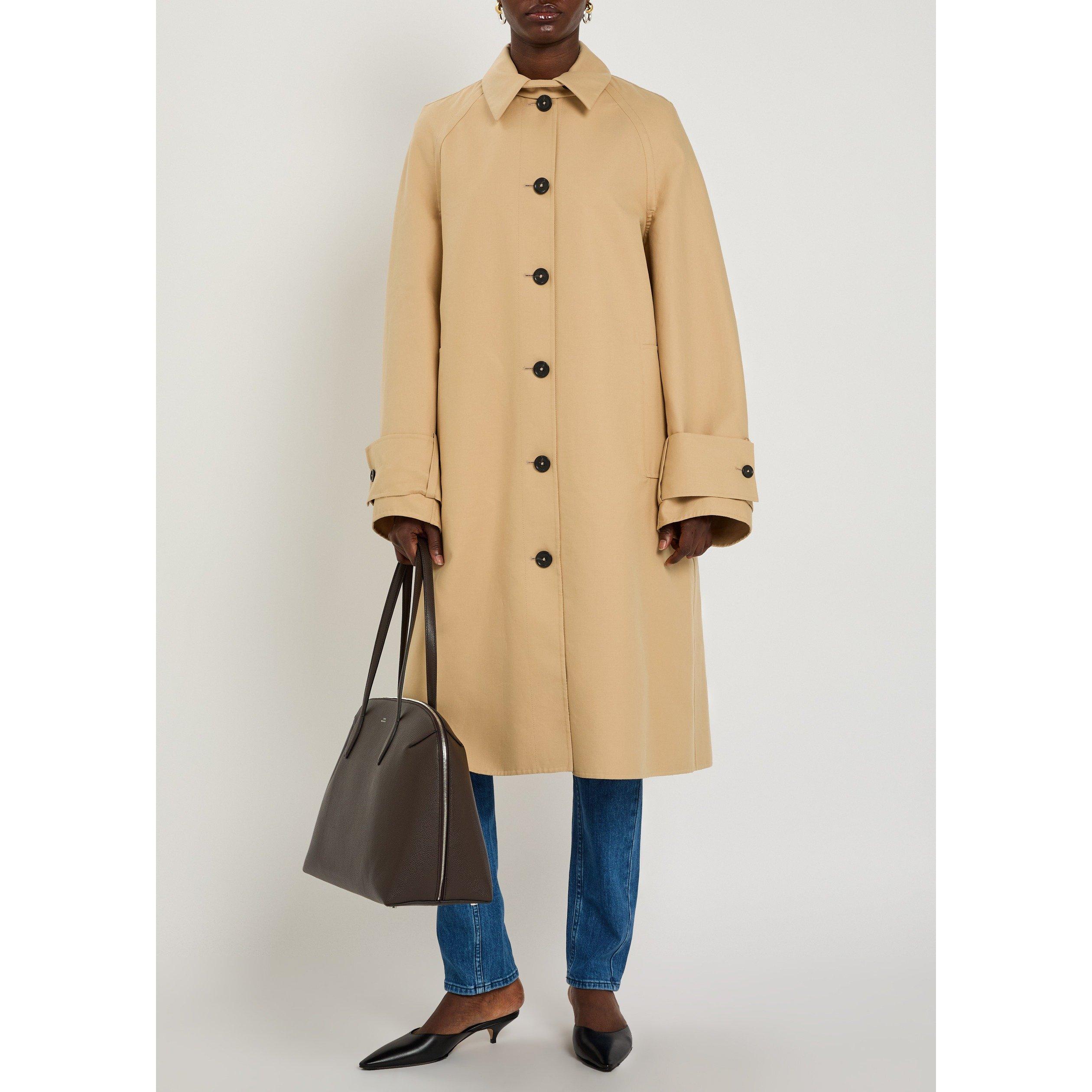 KHAKI - Another Tomorrow - DOUBLE FACE BALMACAAN - 5