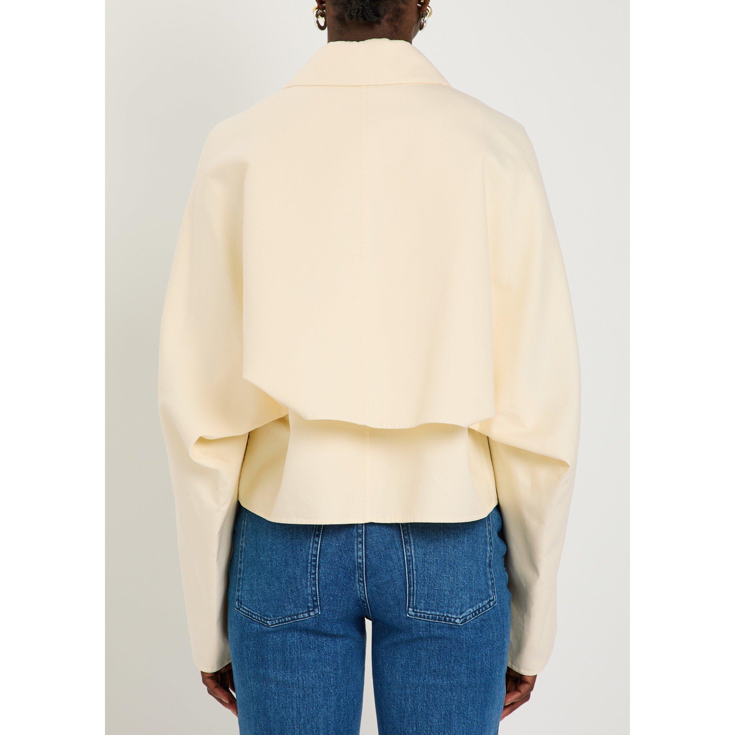 BEIGE - Another Tomorrow - SHORT MAC BLOUSON - 3
