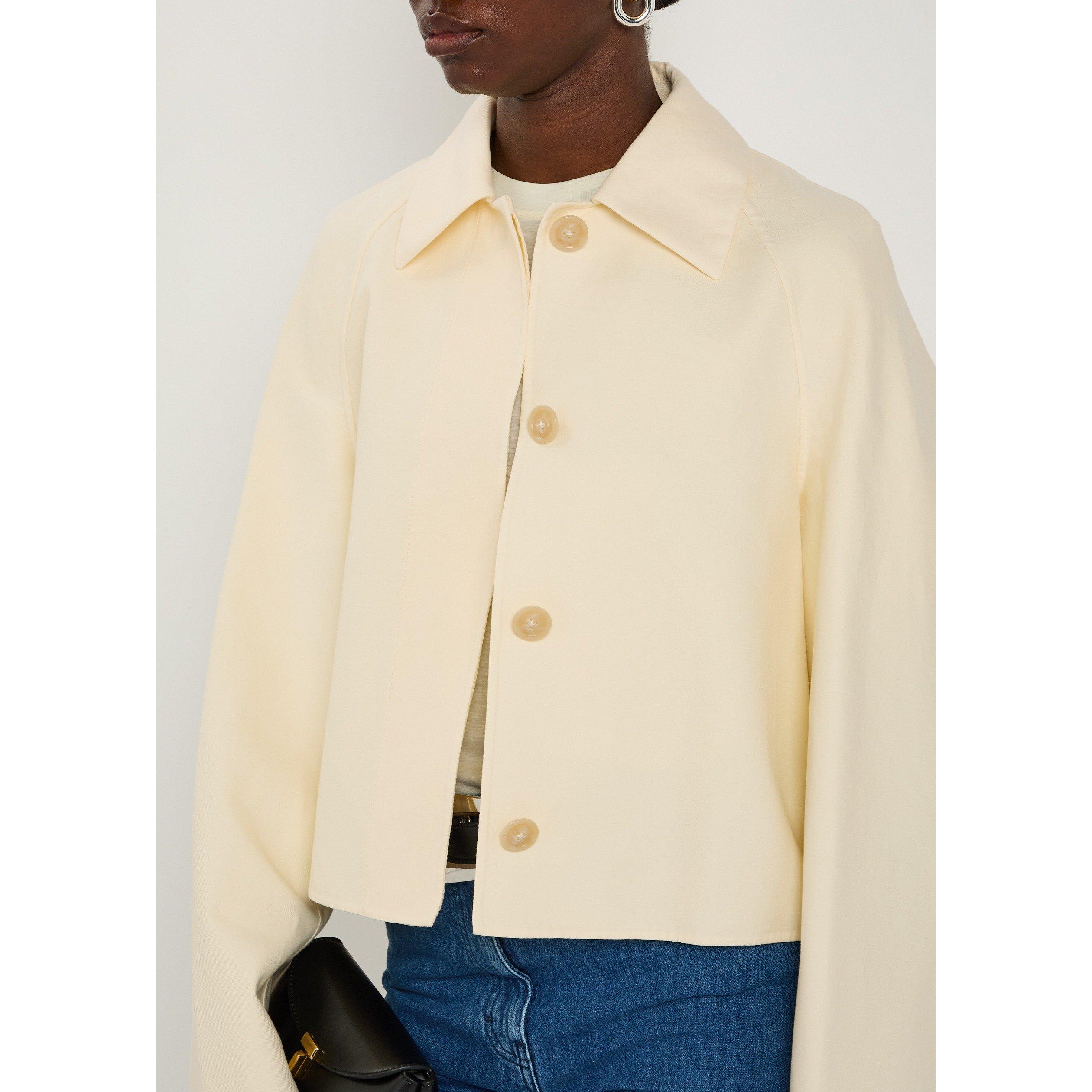 BEIGE - Another Tomorrow - SHORT MAC BLOUSON - 4