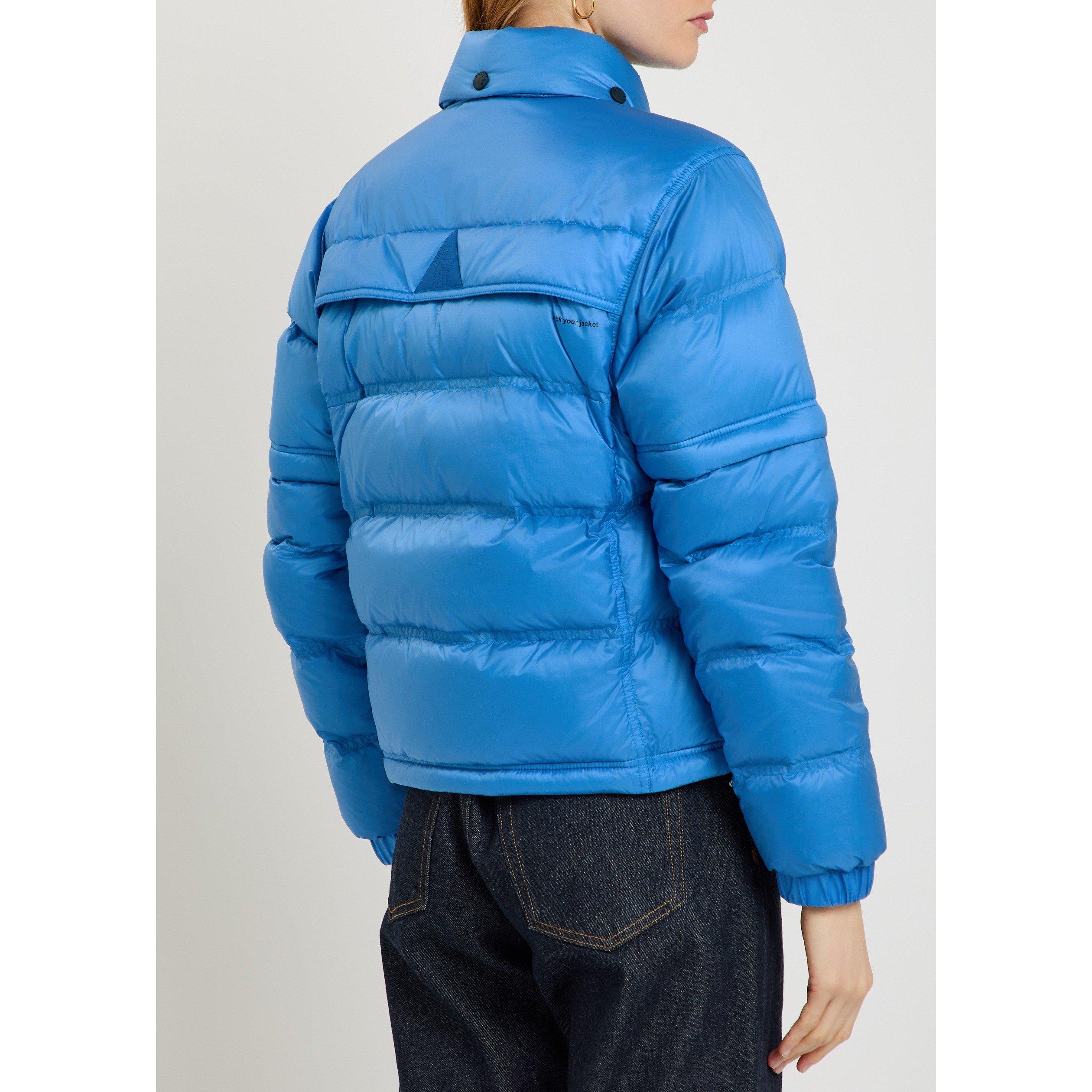 BLUE - Moncler - Women's Mauduits Relaxed-Fit Short Puffer Jacket - 3