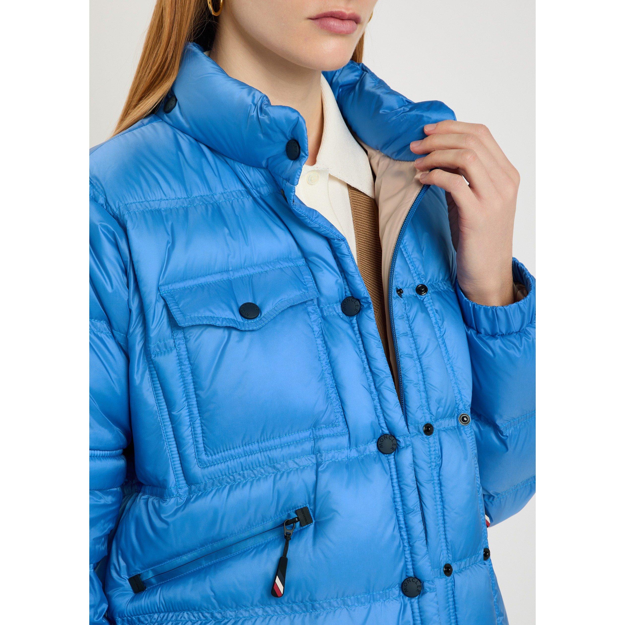 BLUE - Moncler - Women's Mauduits Relaxed-Fit Short Puffer Jacket - 4