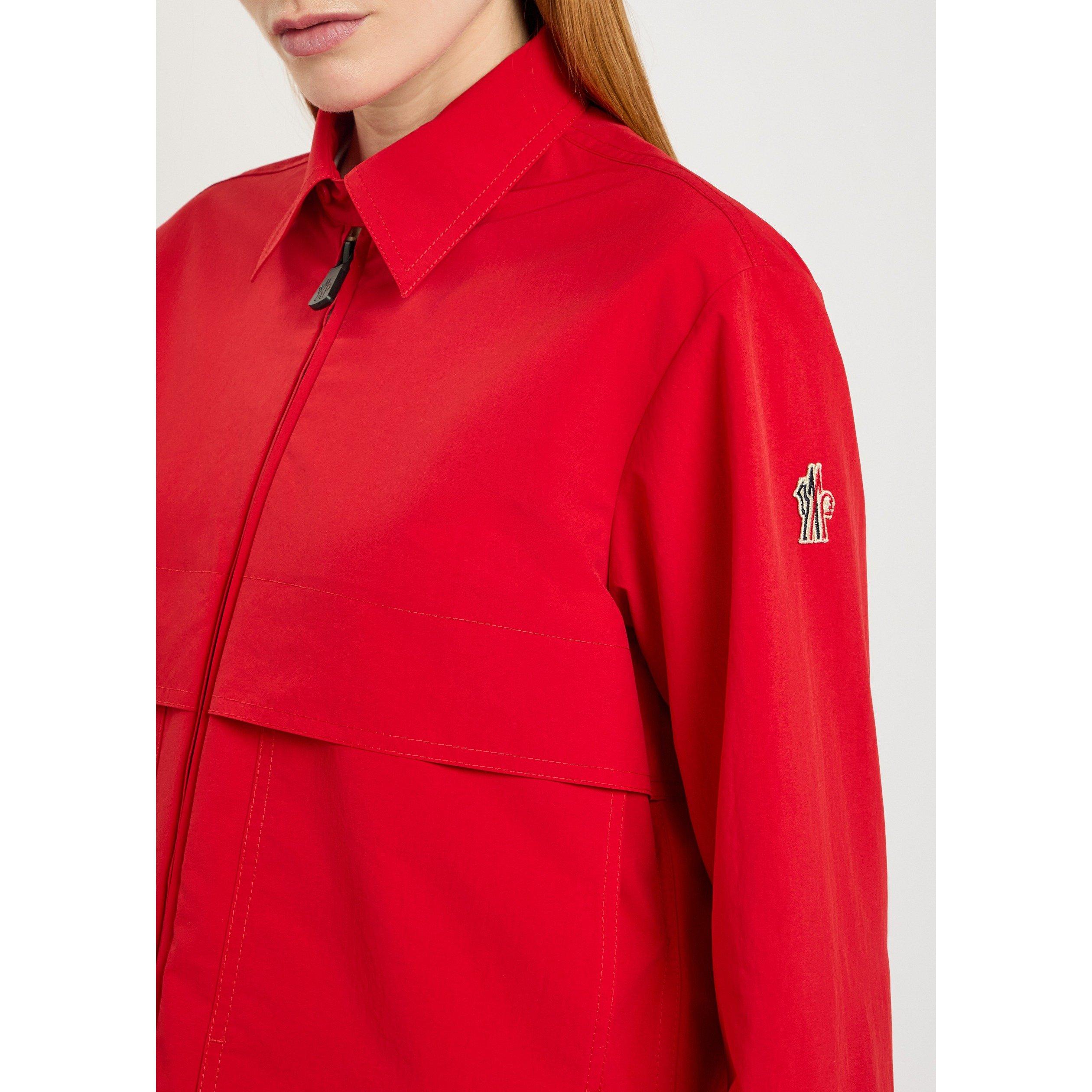 RED - Moncler - Women's Oversized-Fit Cropped Overshirt - 4