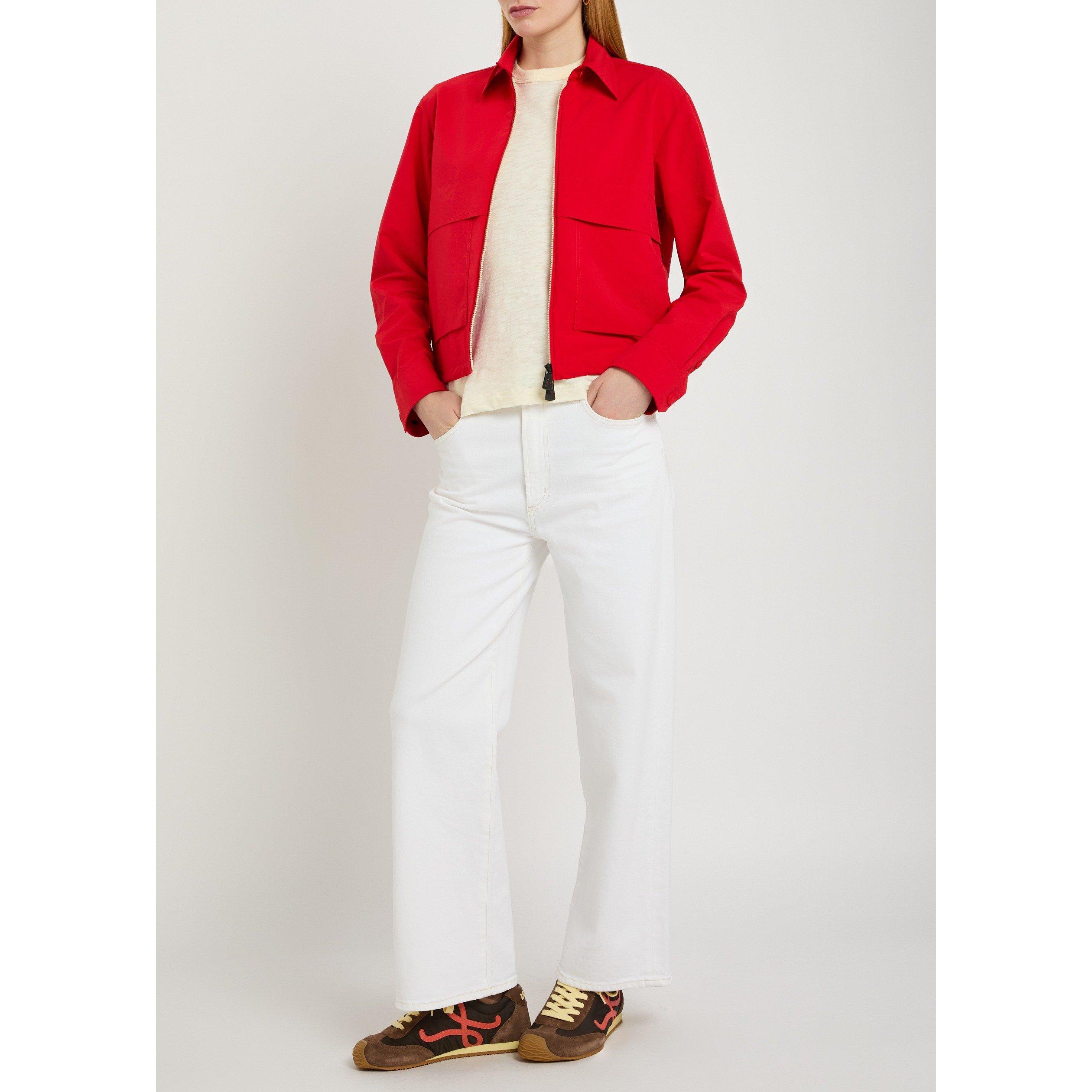 RED - Moncler - Women's Oversized-Fit Cropped Overshirt - 5