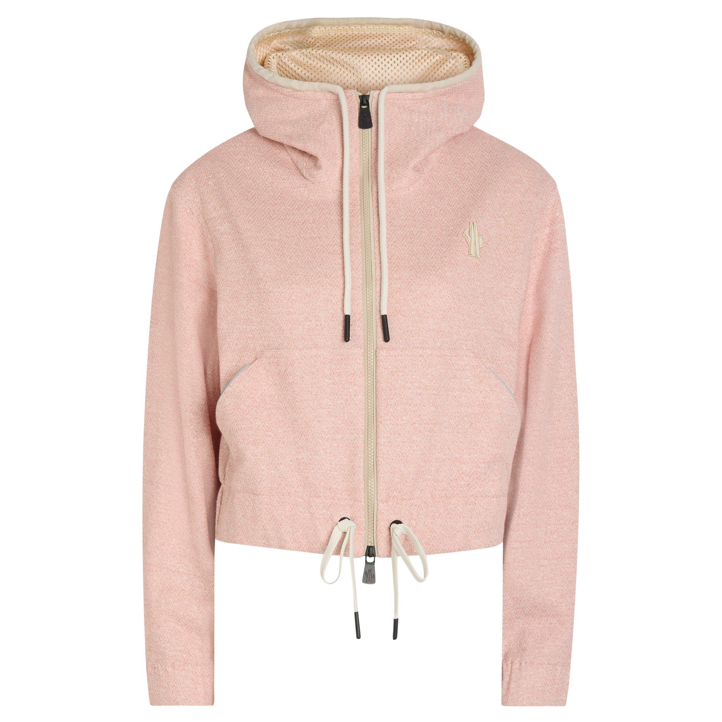 LIGHT PINK - Moncler - ZIP UP CARDIGAN - 1