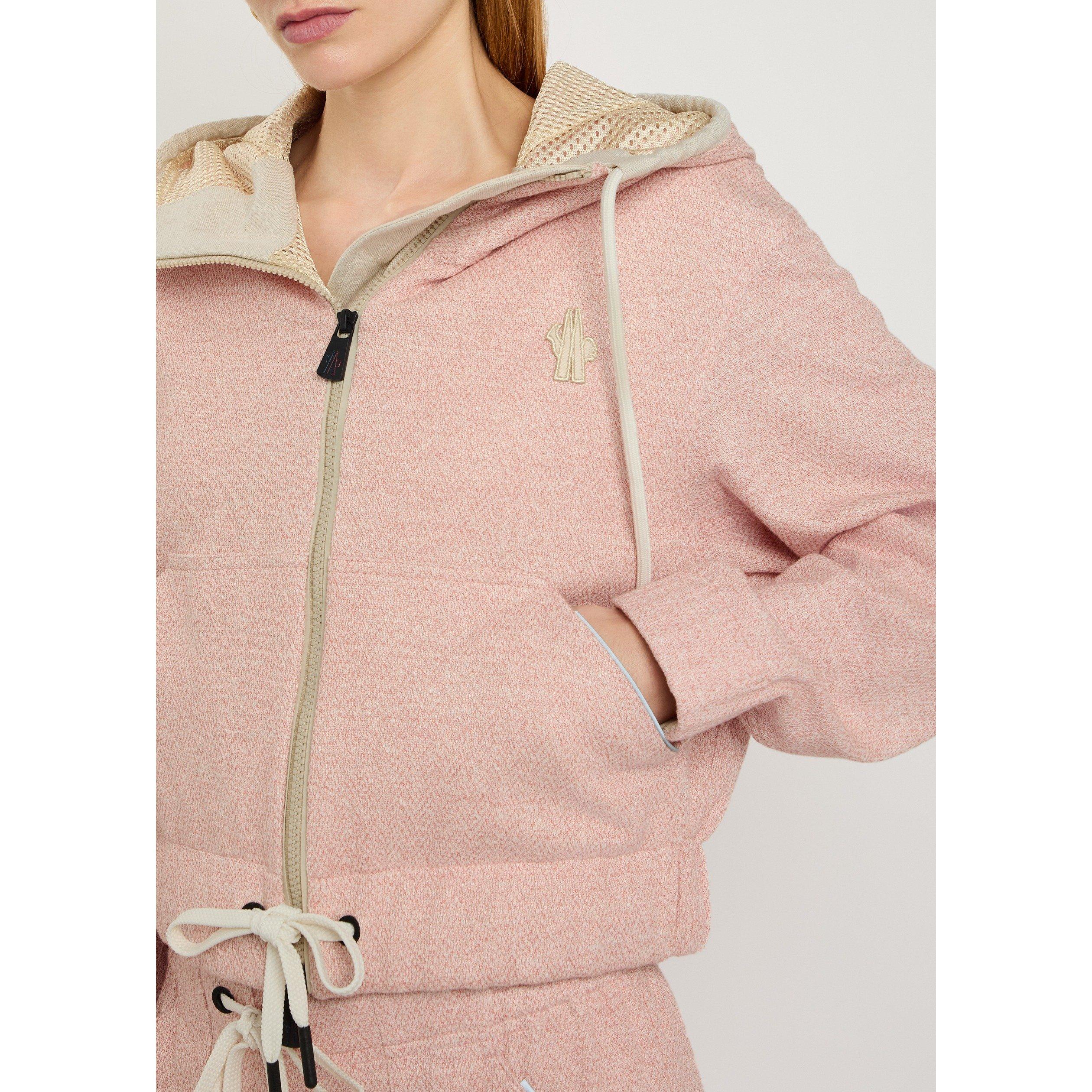 LIGHT PINK - Moncler - ZIP UP CARDIGAN - 4