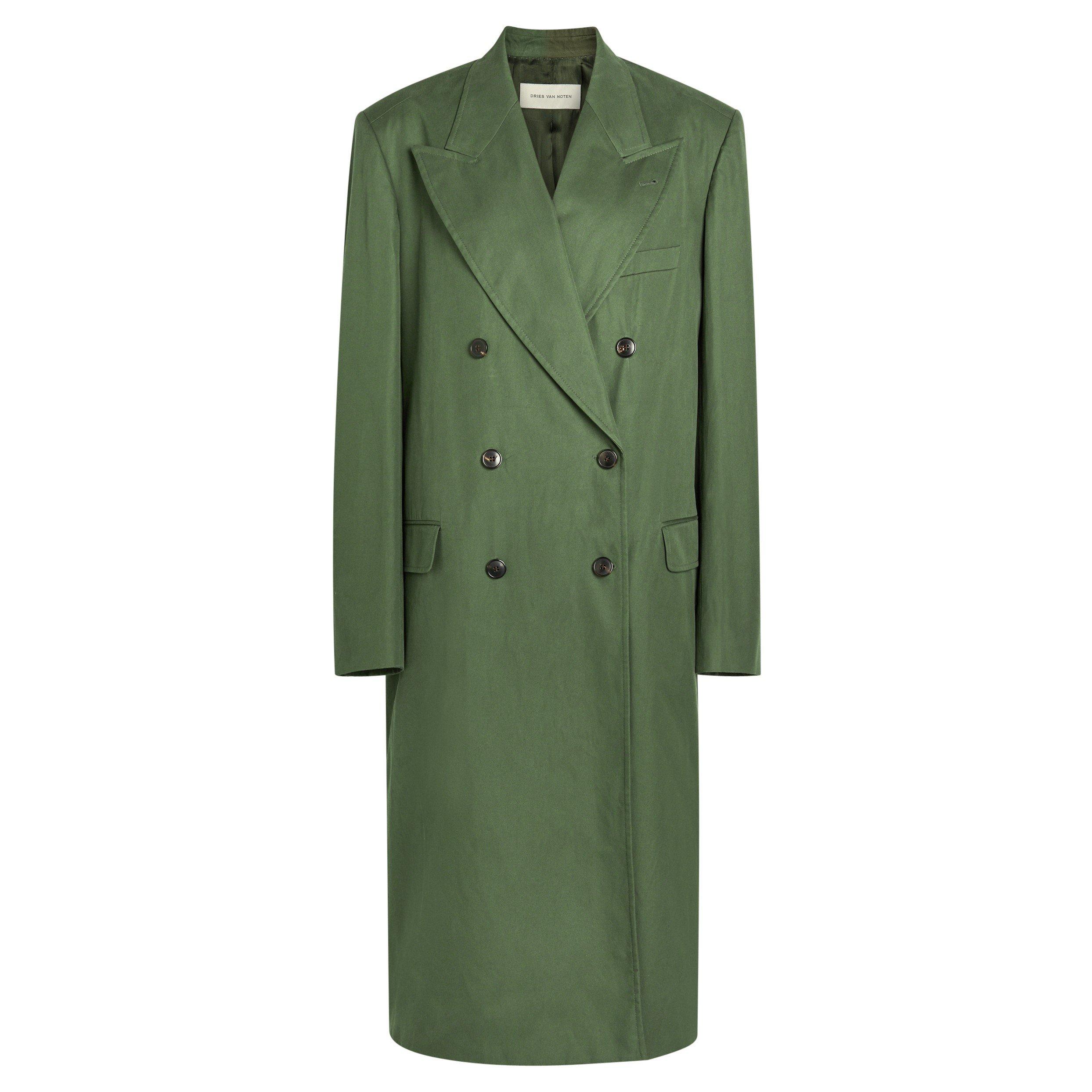 DARK GREEN - Dries Van Noten - 00010-ROSEA 3103 W.W.COAT - 1