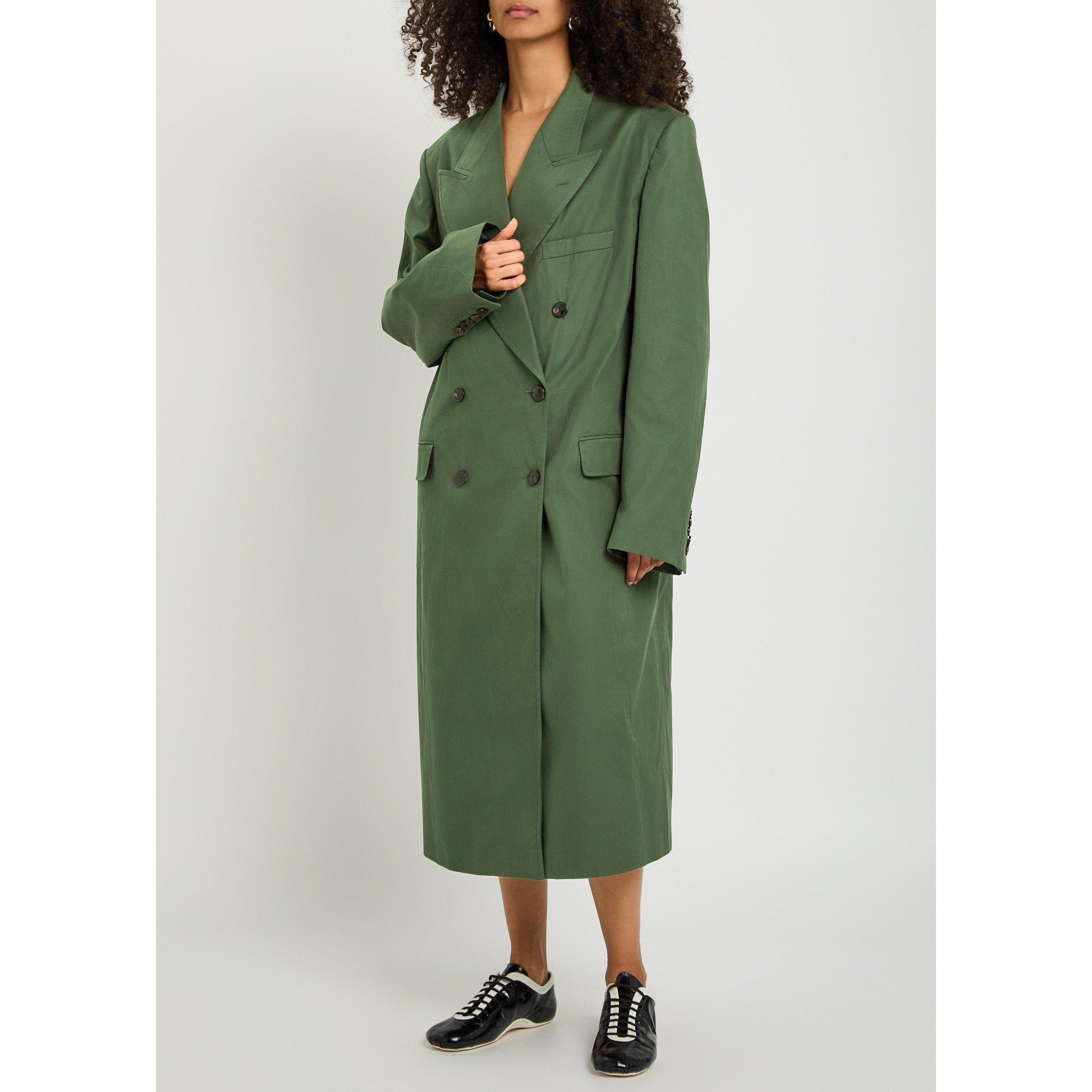 DARK GREEN - Dries Van Noten - 00010-ROSEA 3103 W.W.COAT - 5