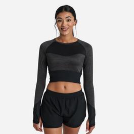 Umbro UA Pro Training Long Sleeved Crop Top