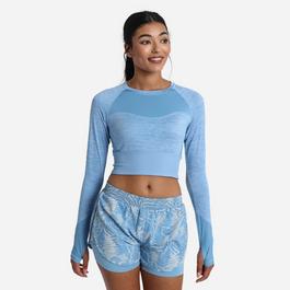 Umbro UA Pro Training Long Sleeved Crop Top