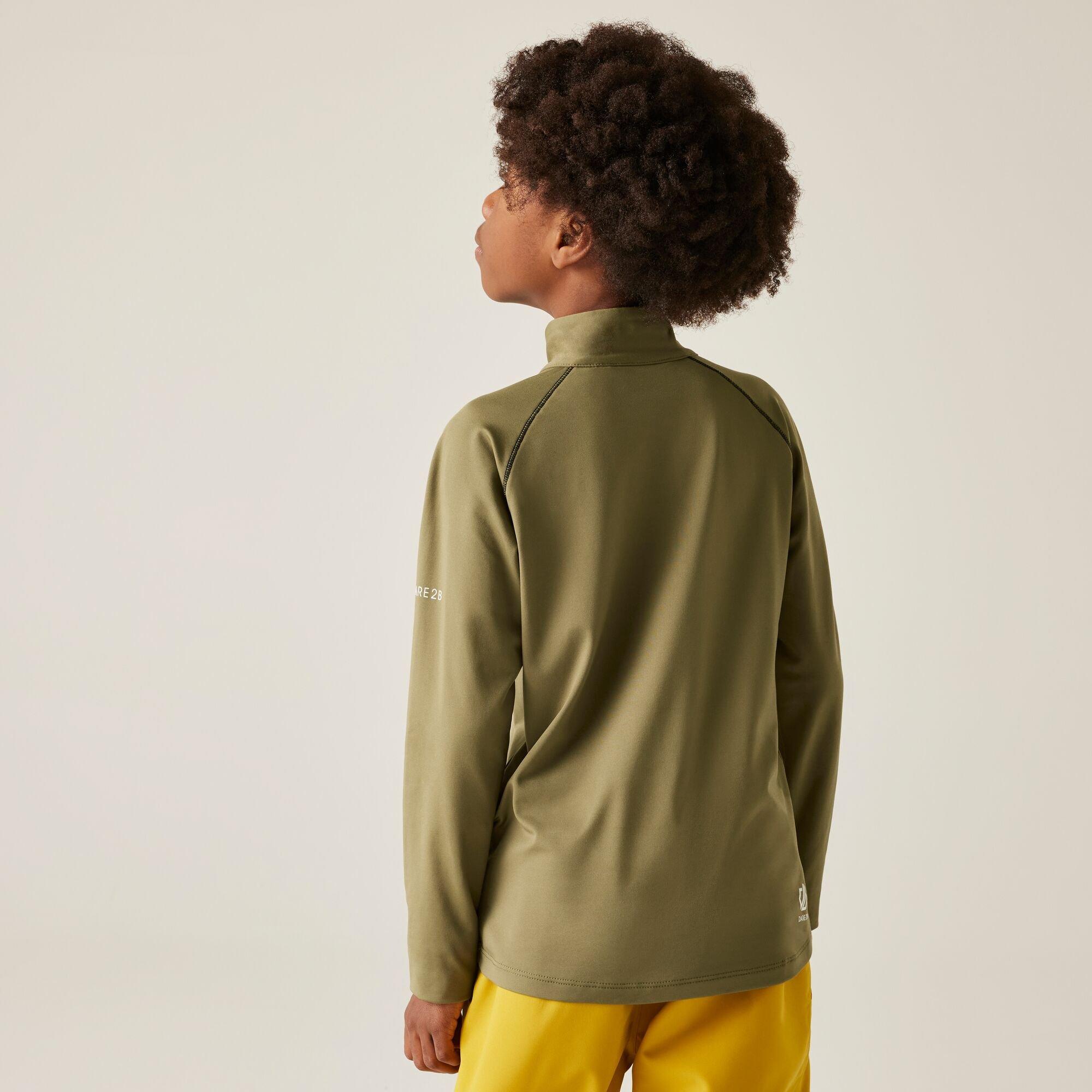 Olive Green - Dare 2b - Kids Consist II Core Stretch Midlayer - 2