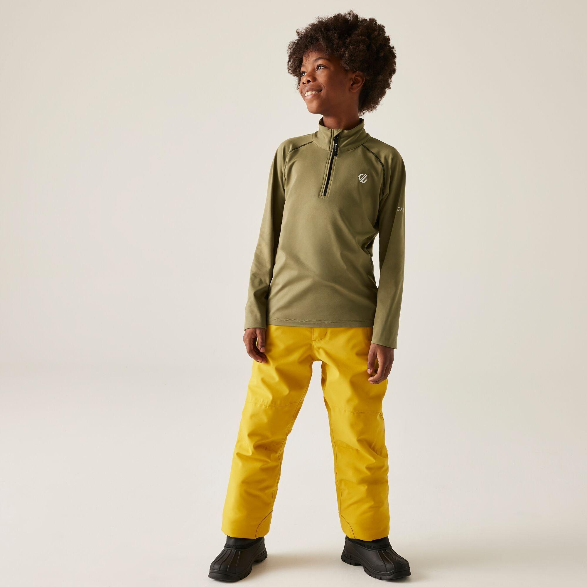 Olive Green - Dare 2b - Kids Consist II Core Stretch Midlayer - 3