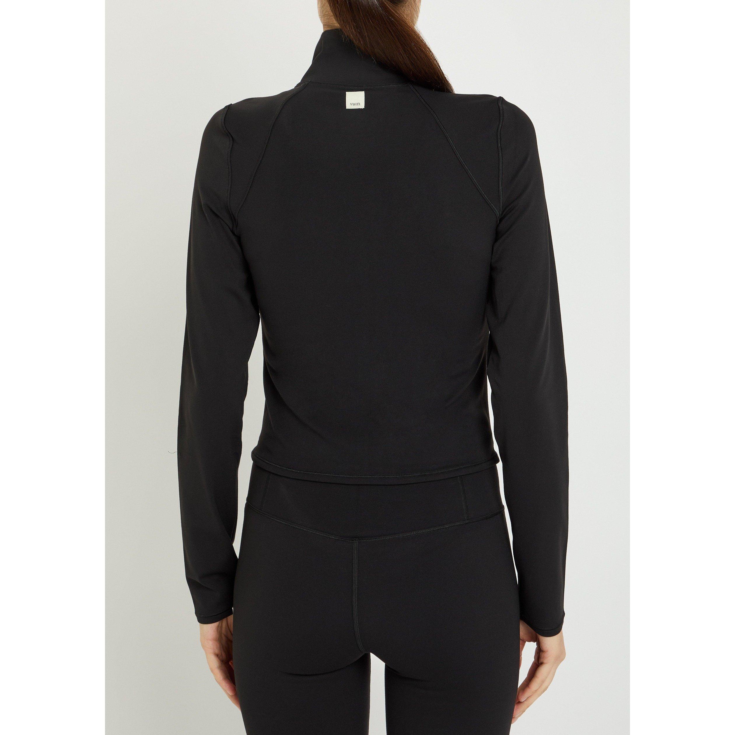BLACK - Vuori - Women's AllTheFeels Full-Zip Slim-Fit Performance Jacket - 3