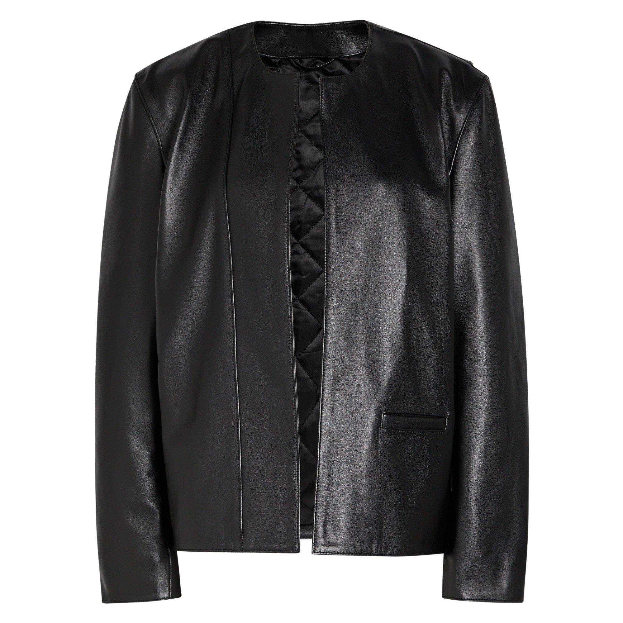 BLACK - Toteme - Minimal biker jacket