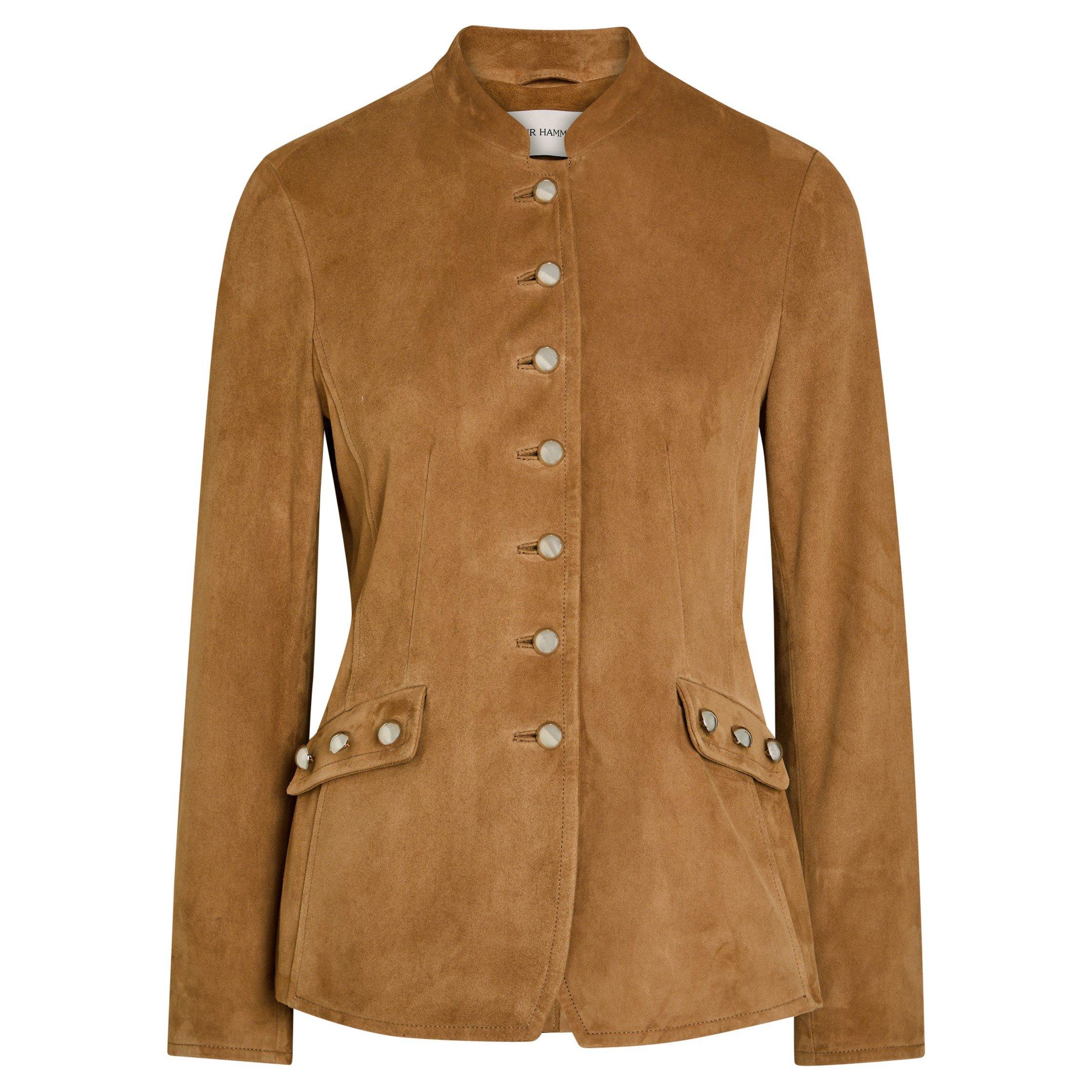 BROWN - Nour Hammour - HONOR¿¿ LEATHER JACKET - 1