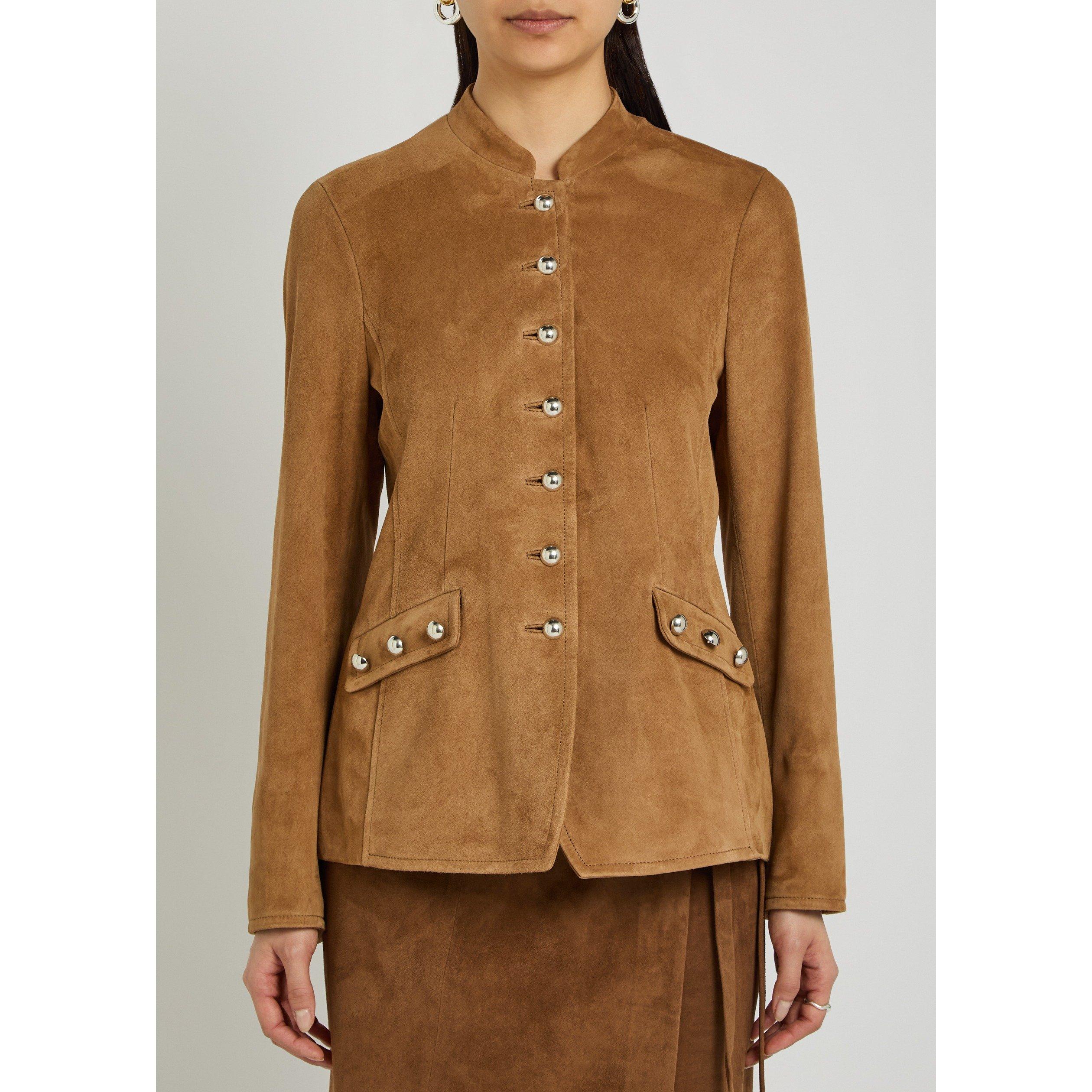 BROWN - Nour Hammour - HONOR¿¿ LEATHER JACKET - 2
