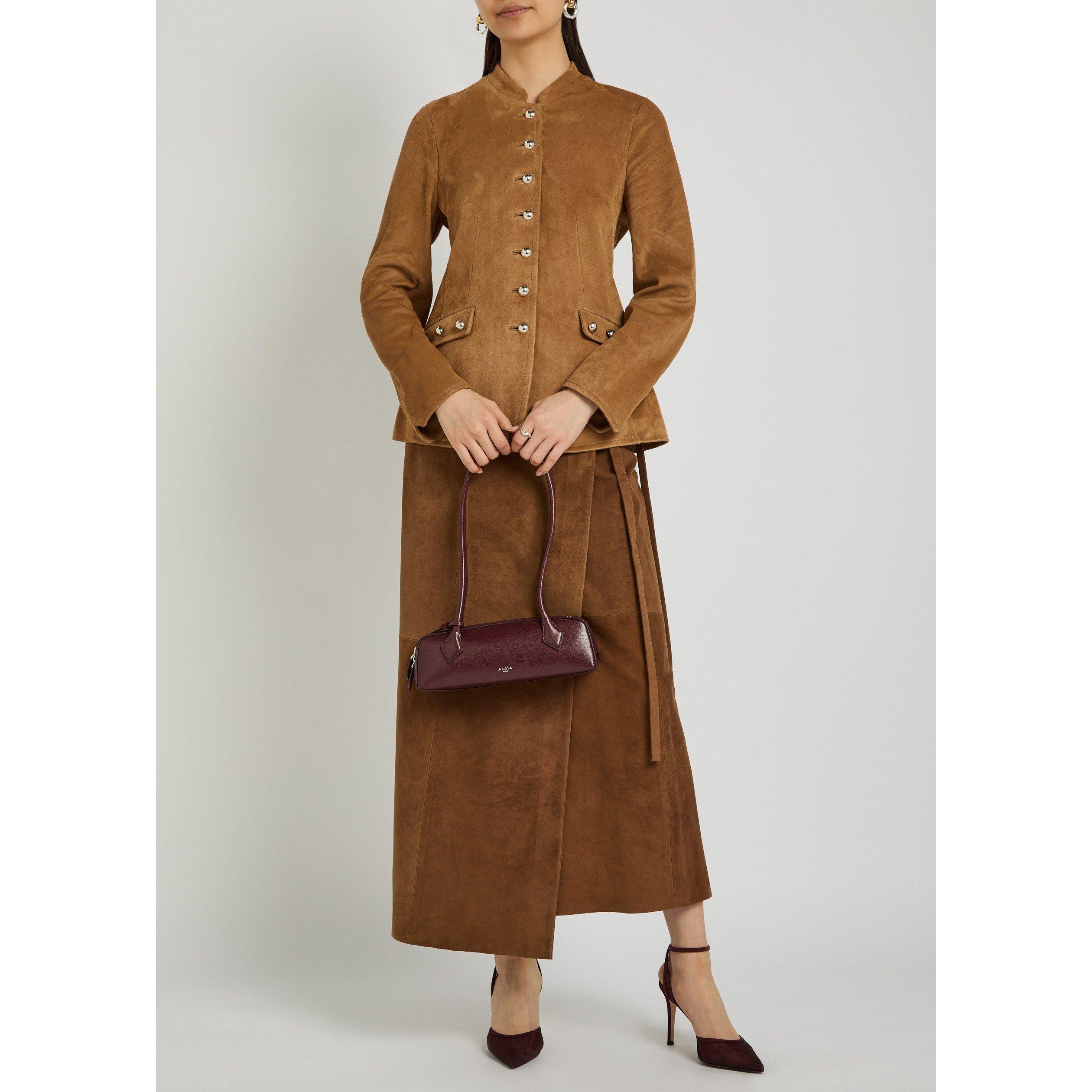 BROWN - Nour Hammour - HONOR¿¿ LEATHER JACKET - 5