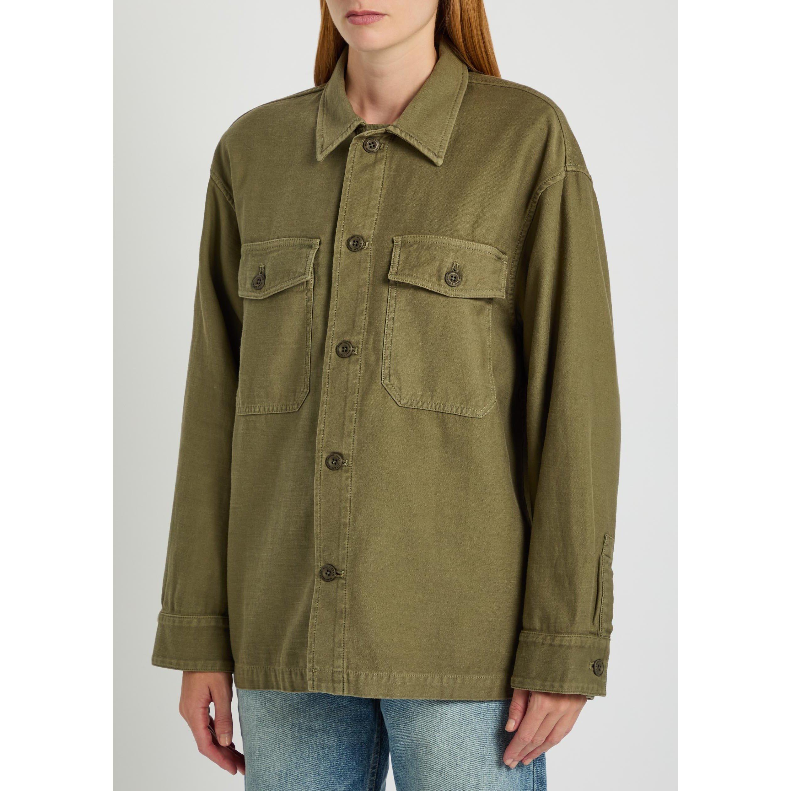 OLIVE - Nili Lotan - HOWARD OVERSHIRT - 2