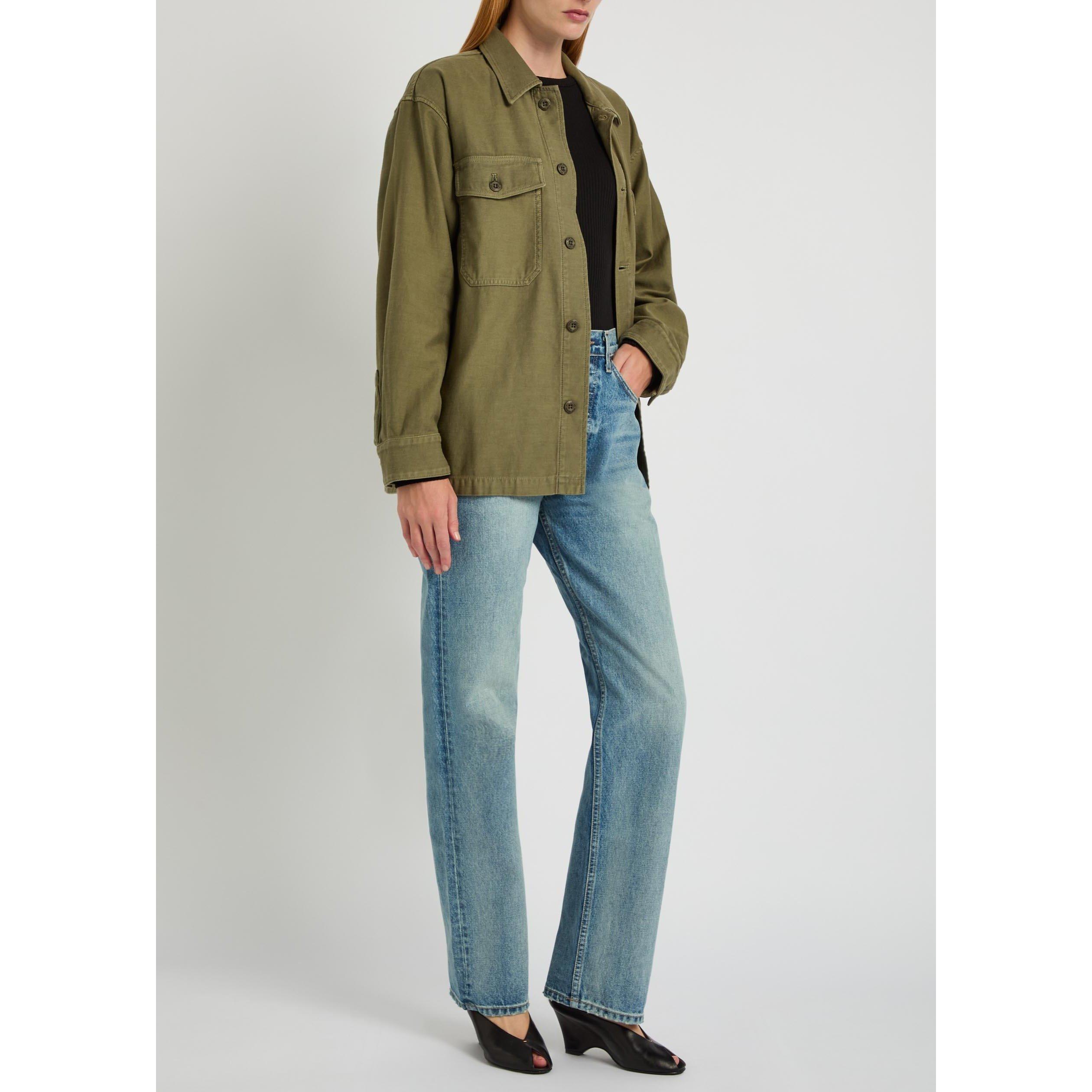 OLIVE - Nili Lotan - HOWARD OVERSHIRT - 5