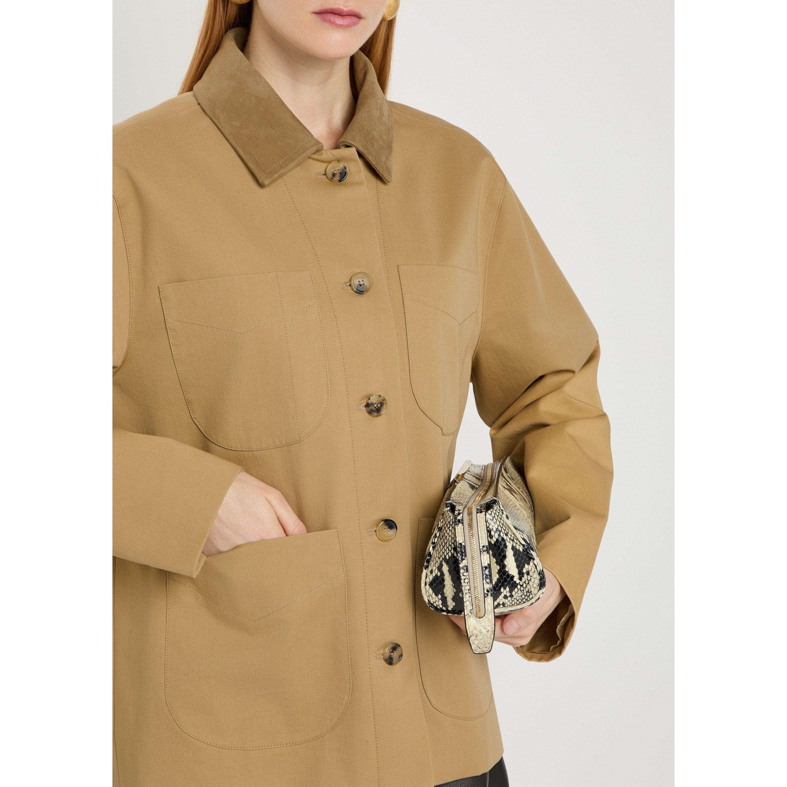 BEIGE - Khaite - Women's Wyatt Cotton Barn Jacket - 4