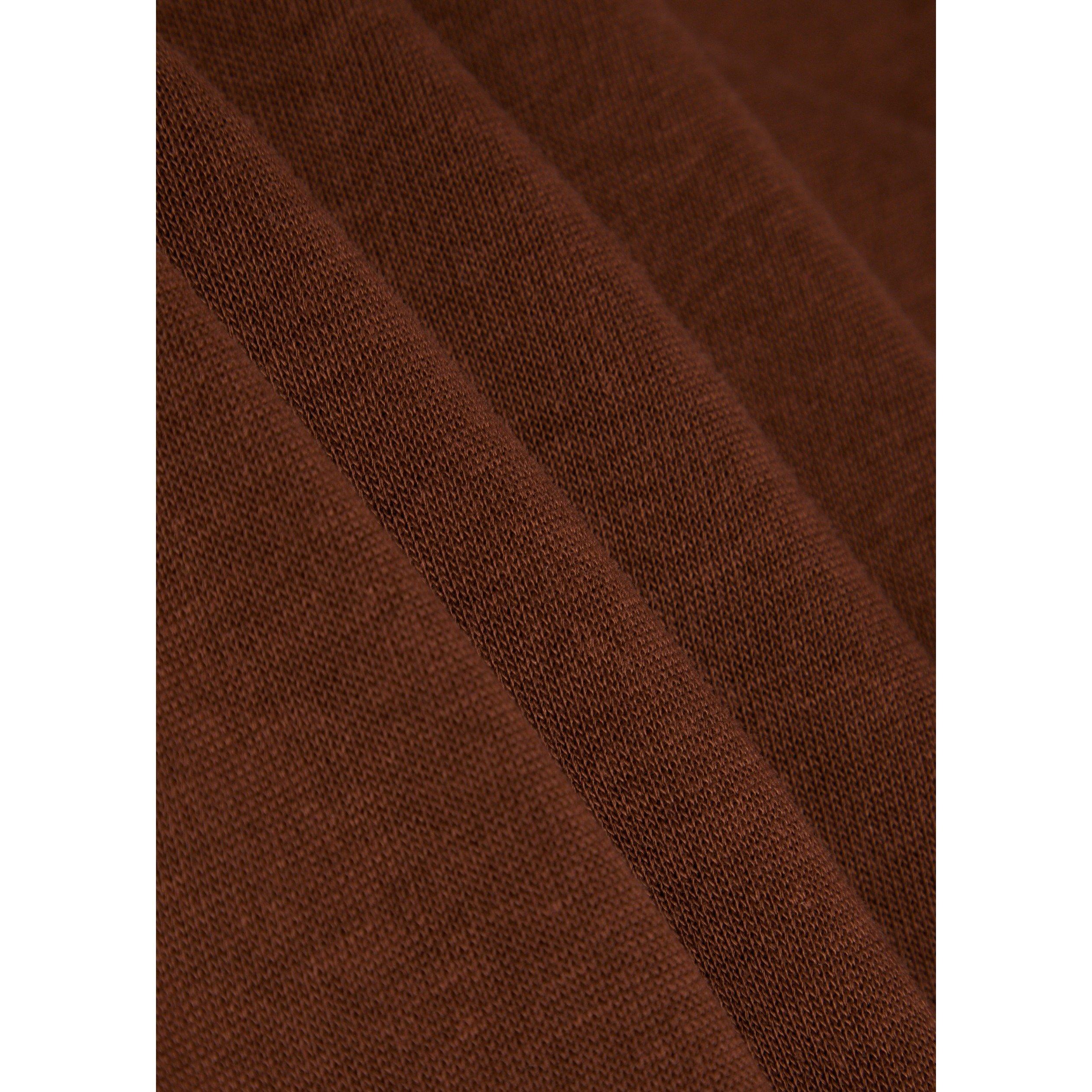 BRONZE - AKYN - FITTED JERSEY MIDI DRESS WITH - 4