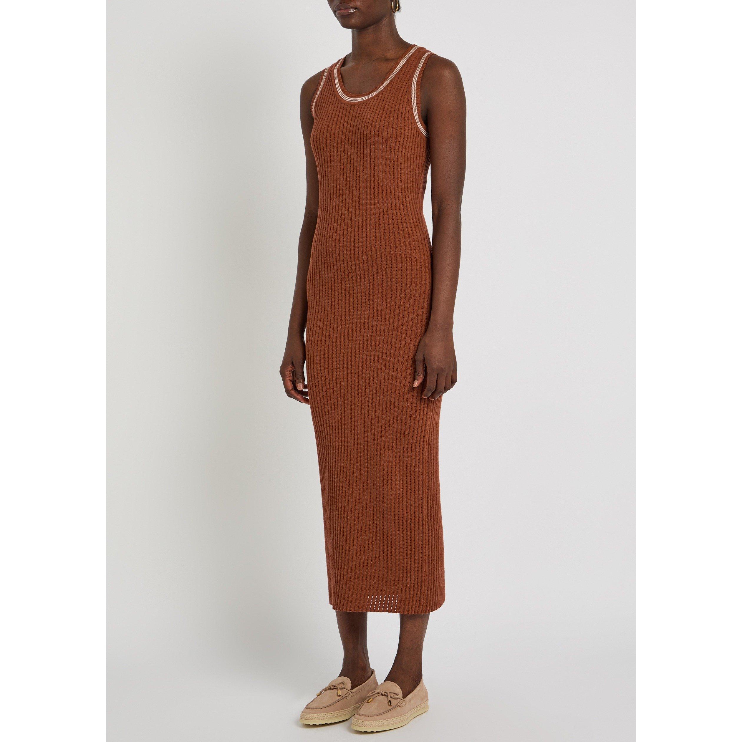 TERRACOTTA - Tods - KNITTED DRESS - FULL SUMMER - 2