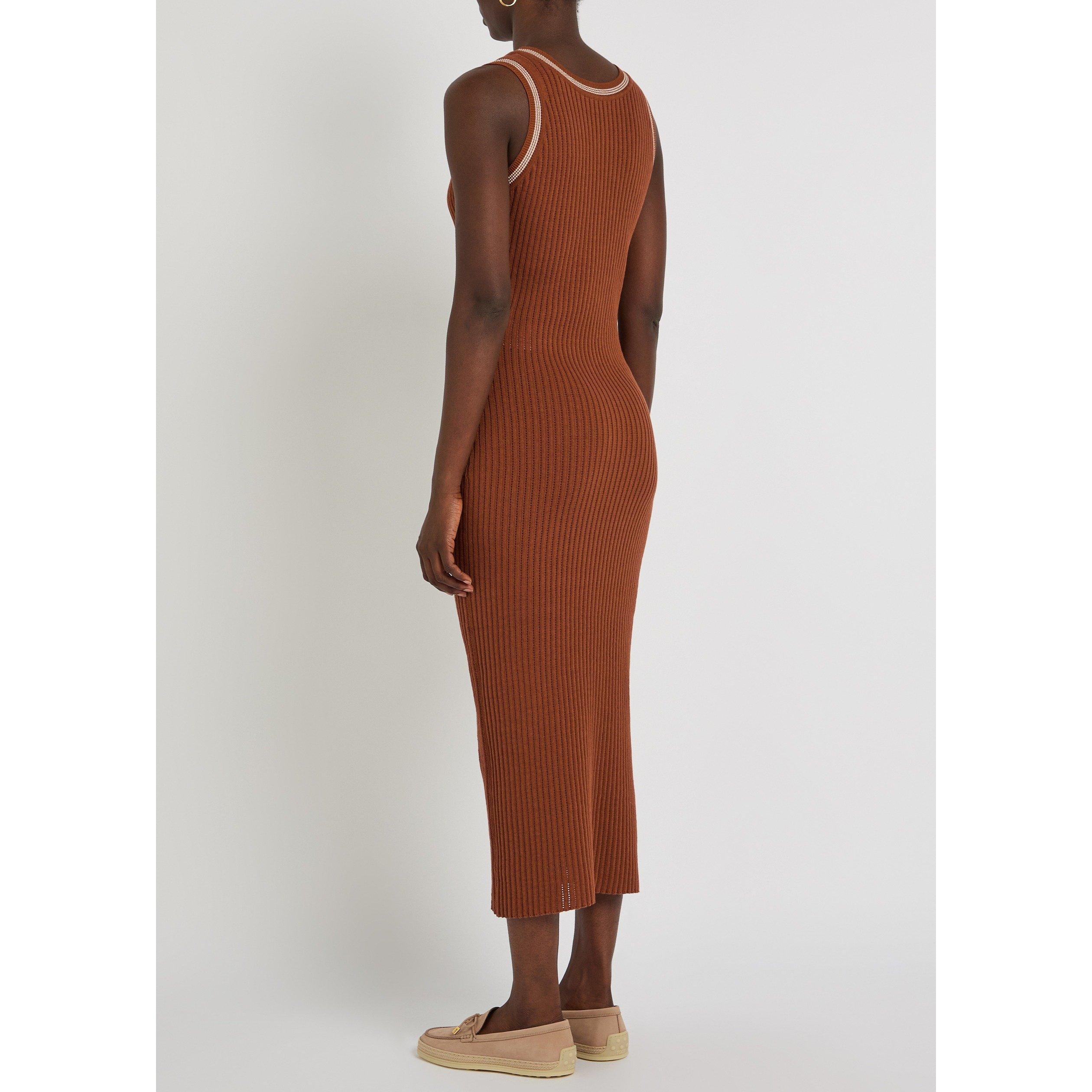 TERRACOTTA - Tods - KNITTED DRESS - FULL SUMMER - 3