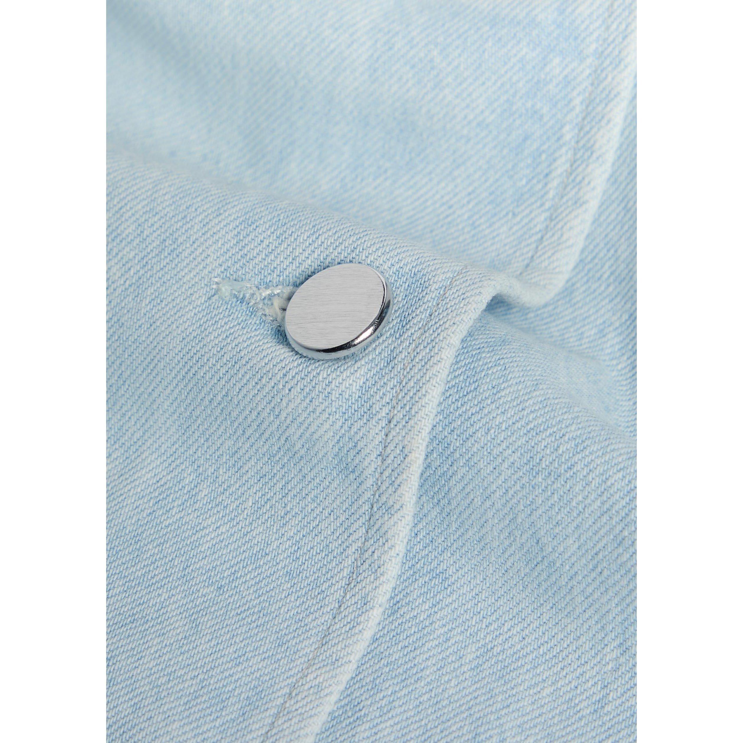 LIGHT BLUE - Agolde - Women's Oversized Denim Field Jacket - 4