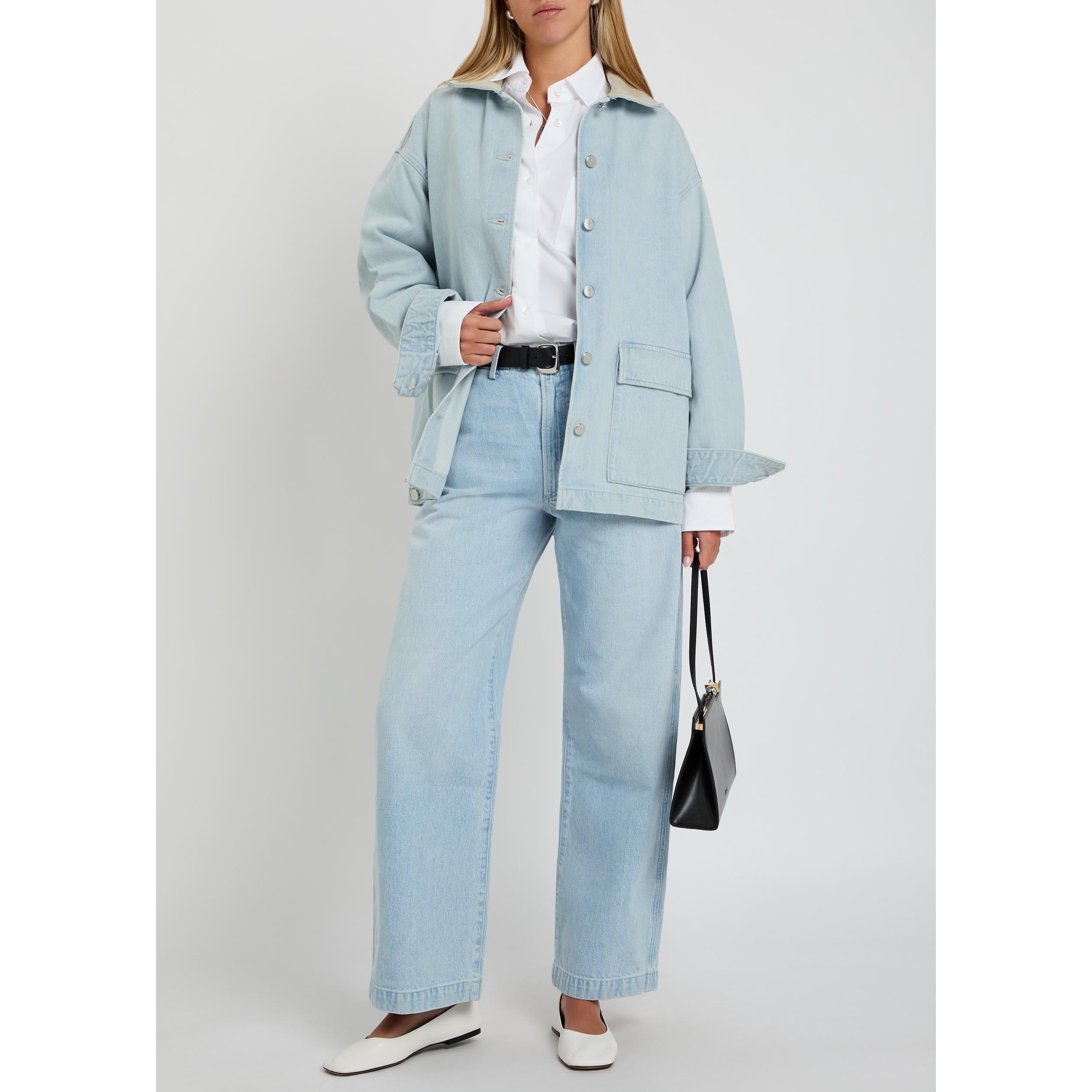 LIGHT BLUE - Agolde - Women's Oversized Denim Field Jacket - 5