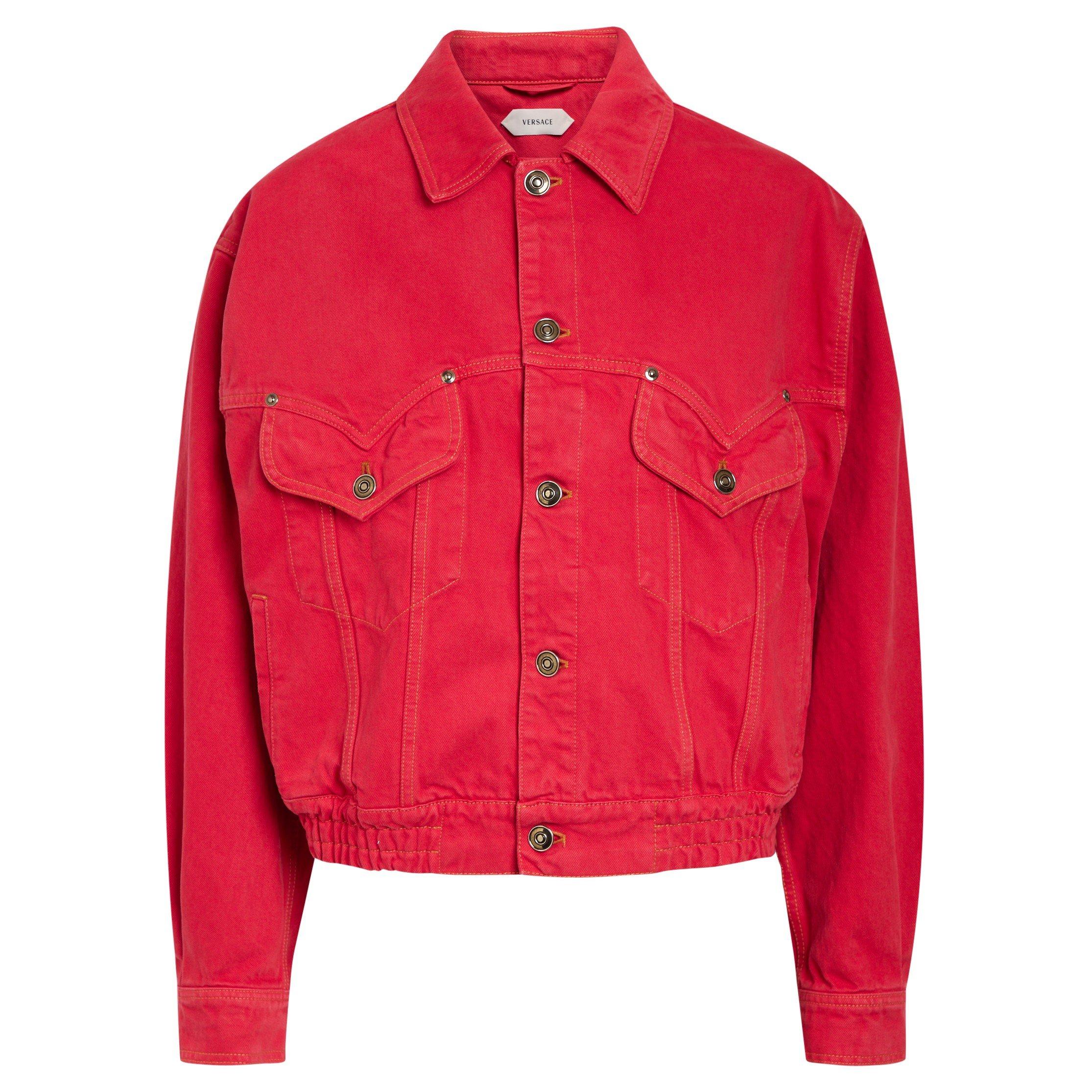 Versace BLOUSON DENIM NON-STRETCH COLO