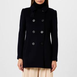 Emporio Armani Double-Breasted Peacoat