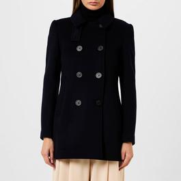 Emporio Armani Double Breasted Peacoat