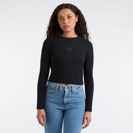 Umbro Long Sleeve Crop Top Womens