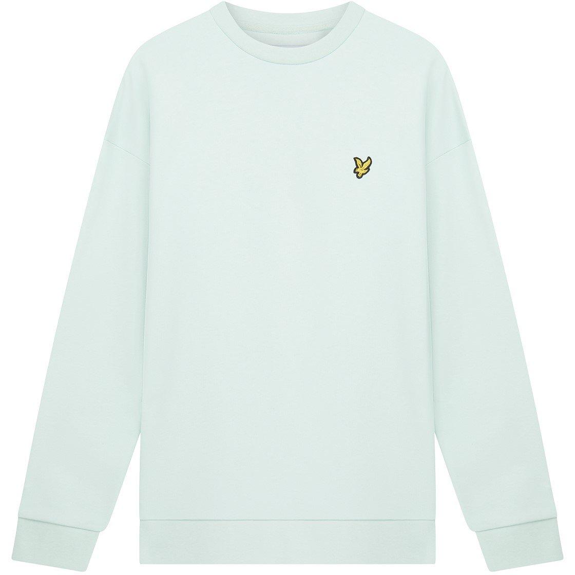 Seafoam Spray - Lyle and Scott - Women's Oversized Crew Sweatshirt