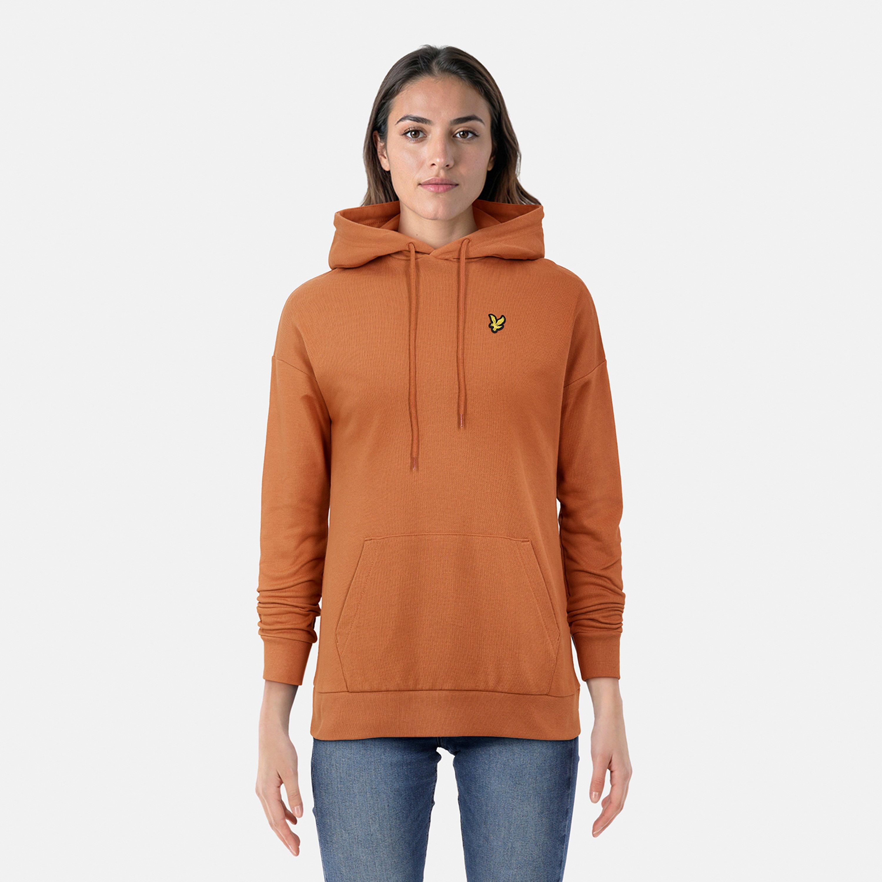 Rusted Orange - Lyle and Scott - Women's Oversized Hoodie - 3