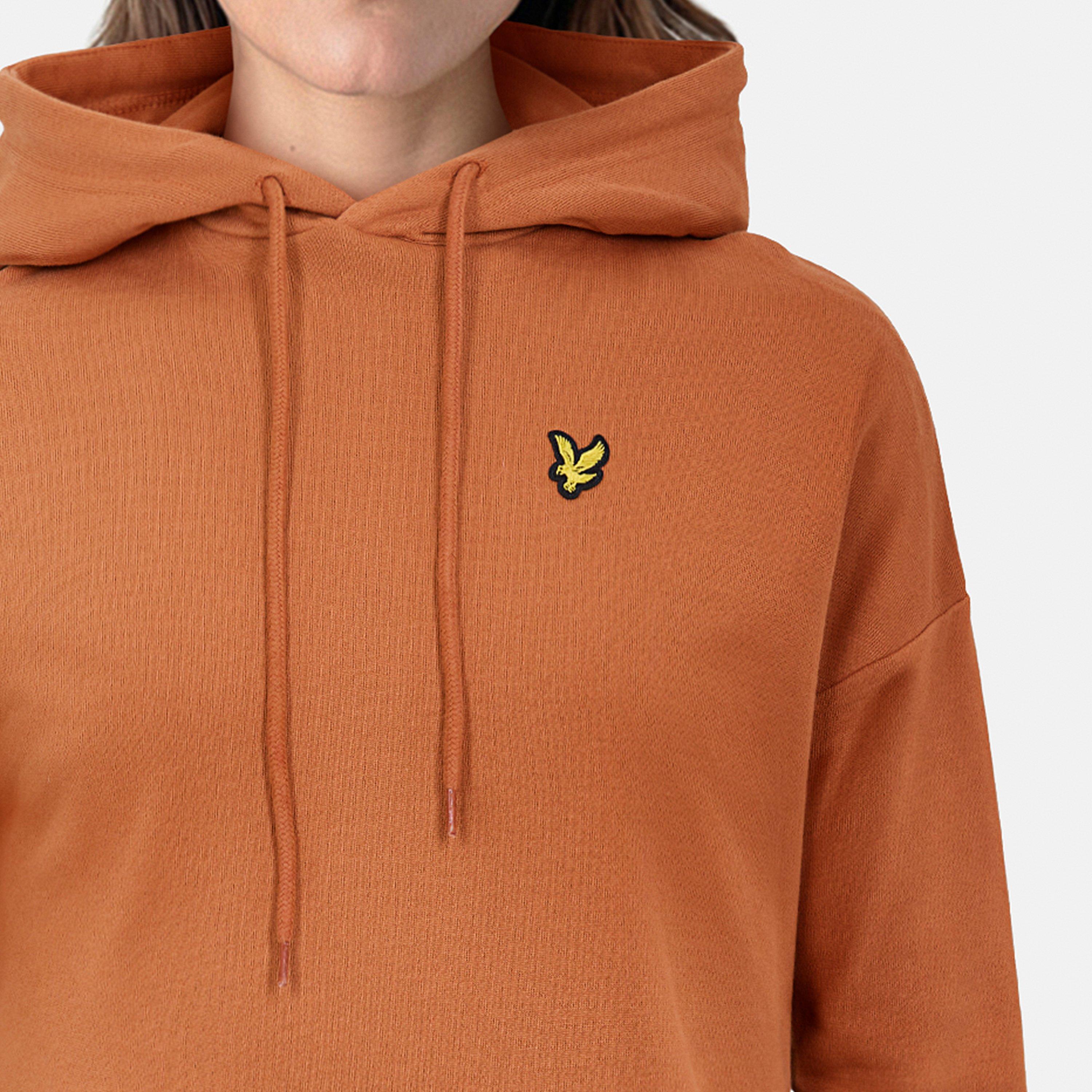 Rusted Orange - Lyle and Scott - Women's Oversized Hoodie - 5