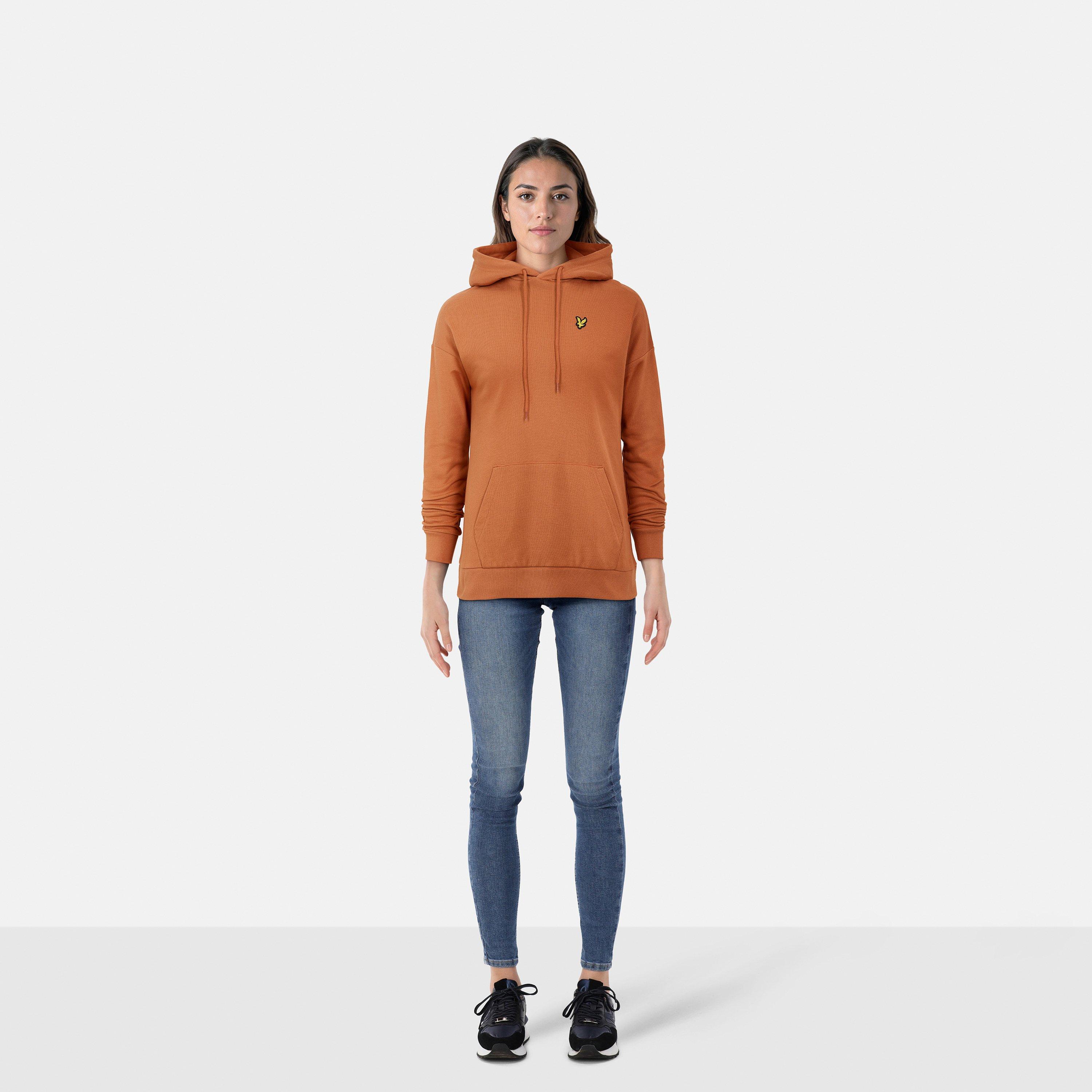 Rusted Orange - Lyle and Scott - Women's Oversized Hoodie - 6