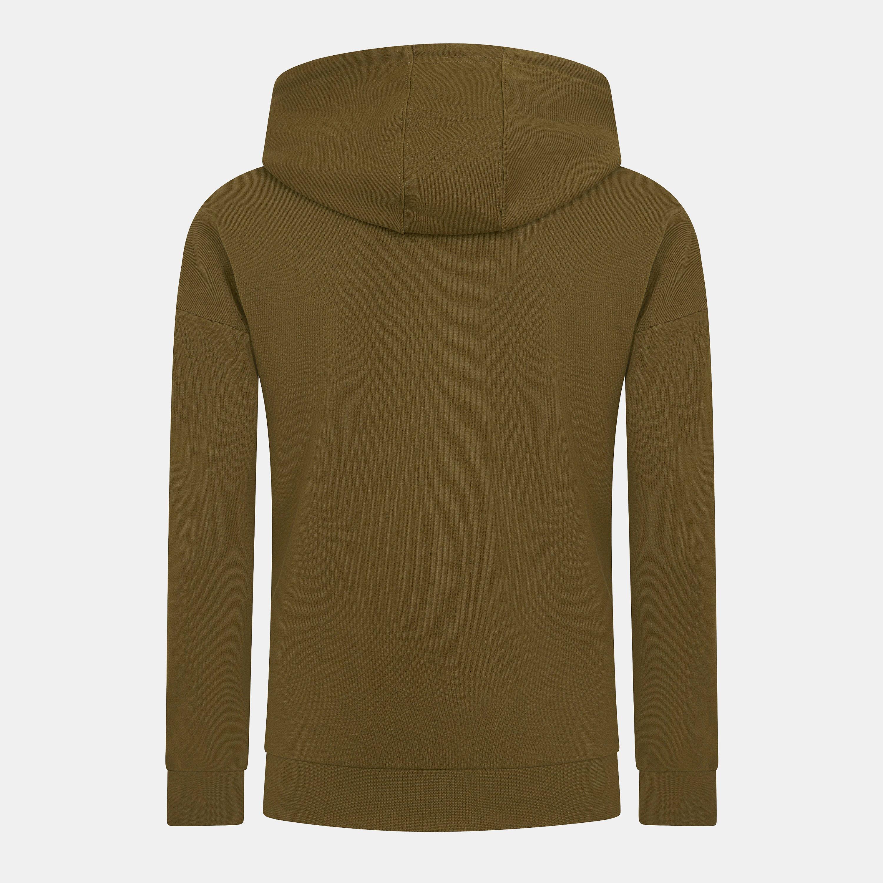 Deep Olive - Lyle and Scott - Women's Oversized Hoodie - 2