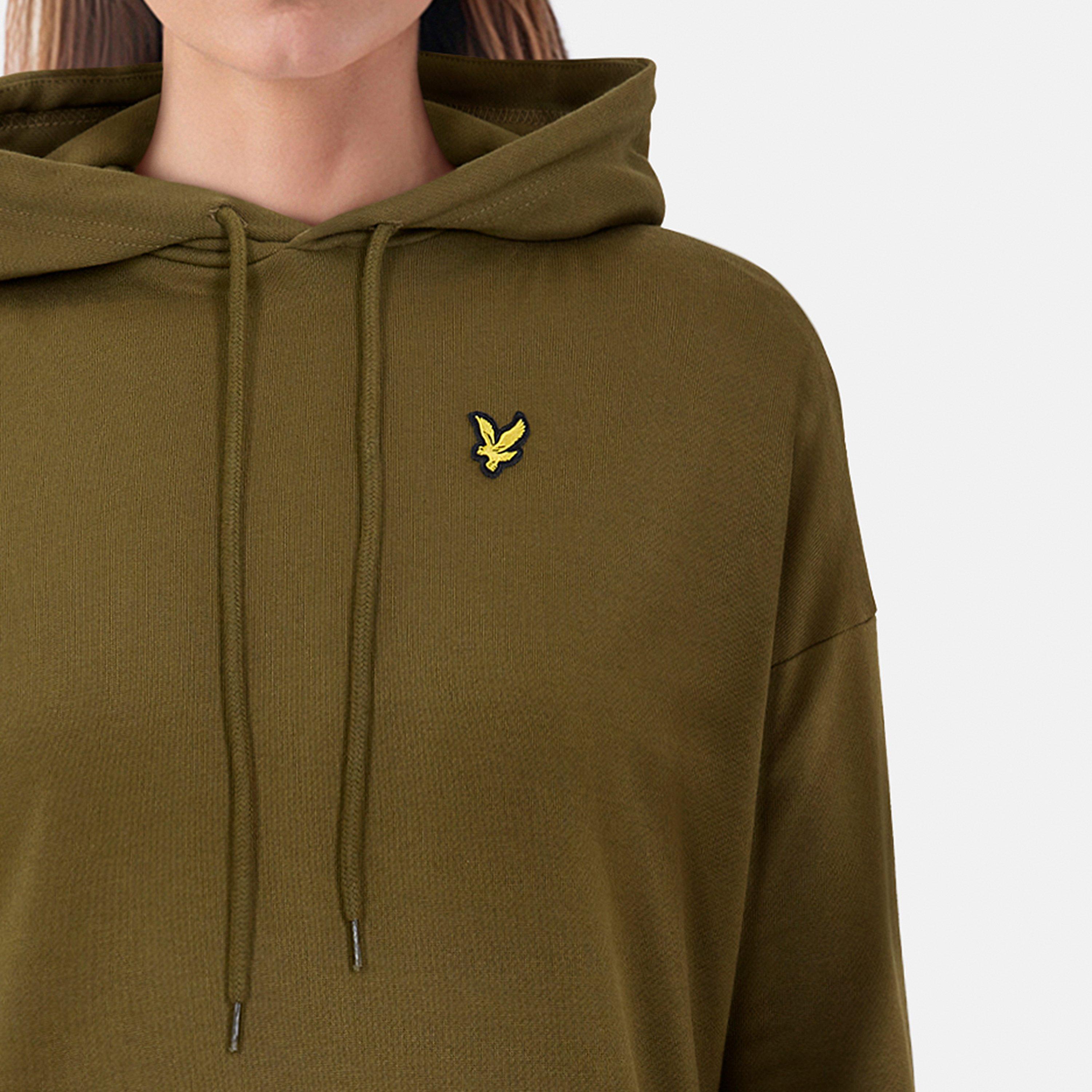 Deep Olive - Lyle and Scott - Women's Oversized Hoodie - 5