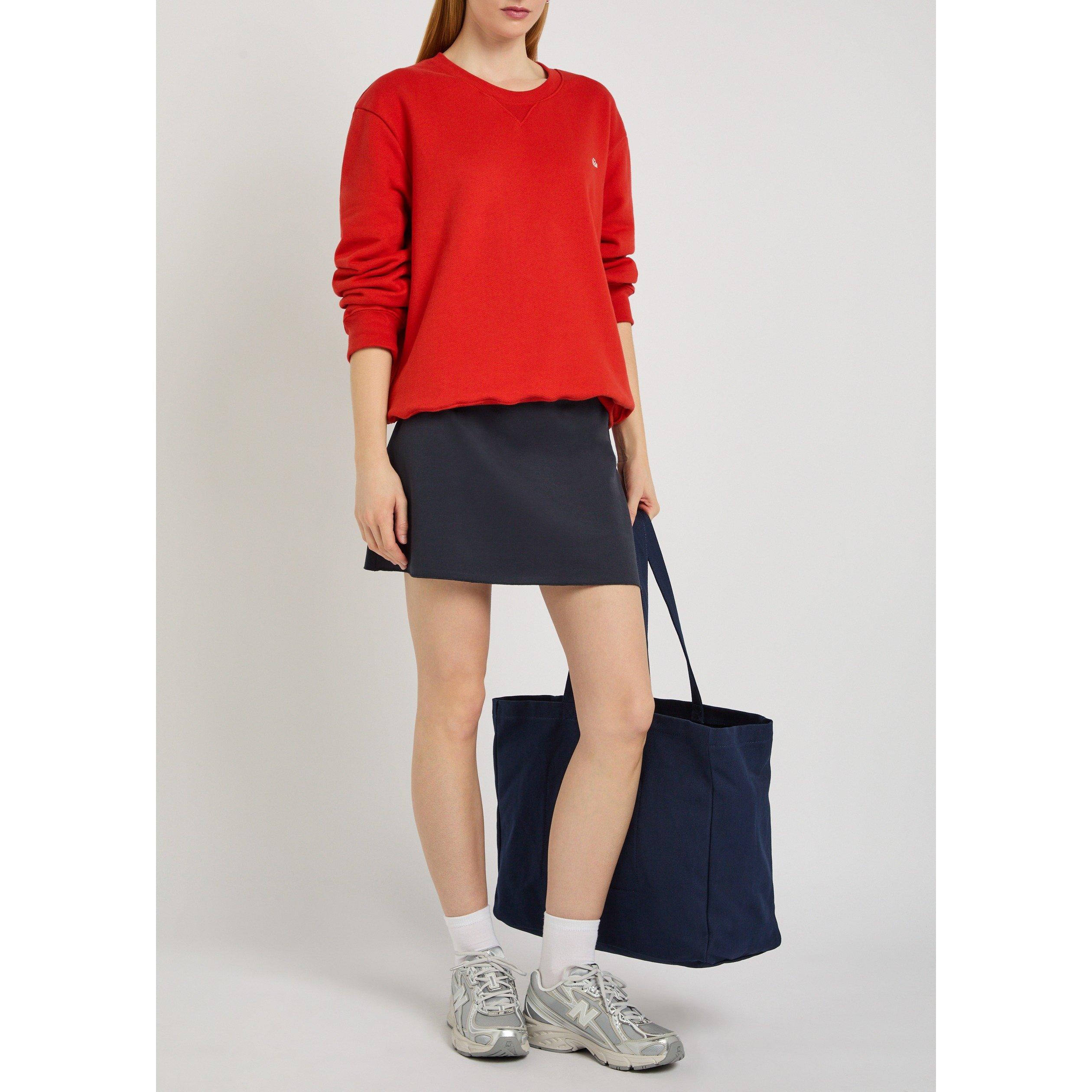 RED - Spence - Women's Cotton Logo Sweatshirt - 5
