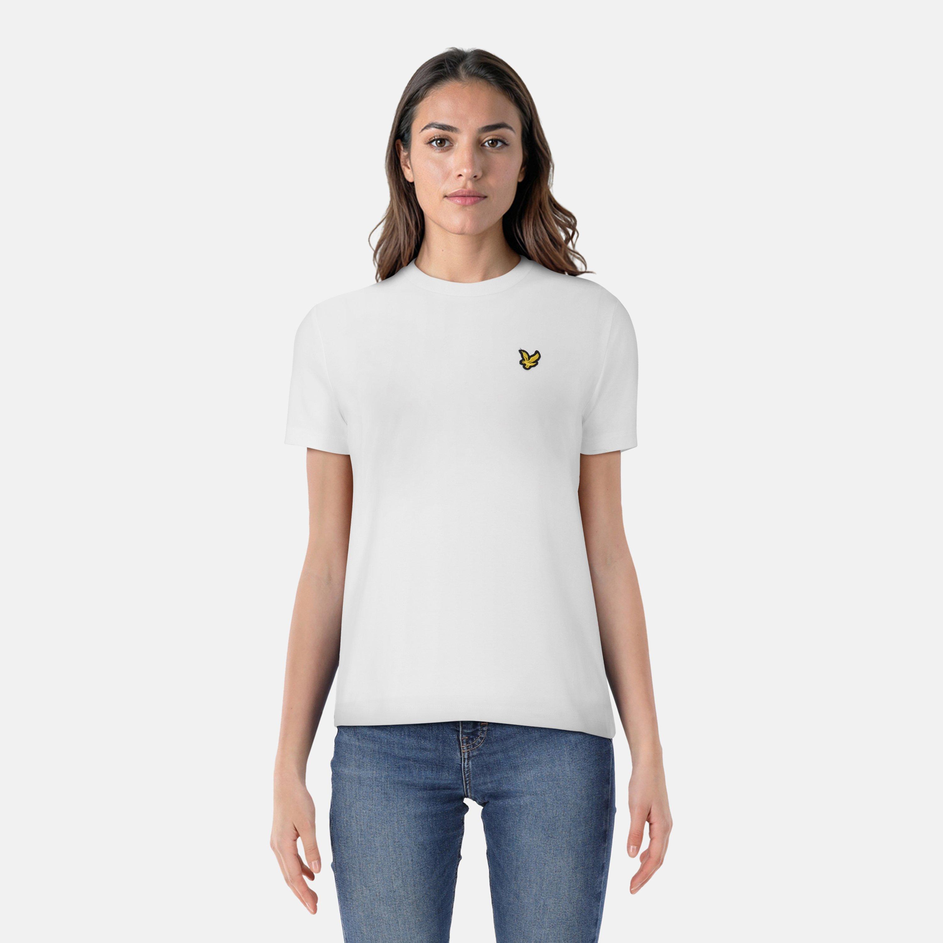 White - Lyle and Scott - Women's Oversized T-Shirt - 3