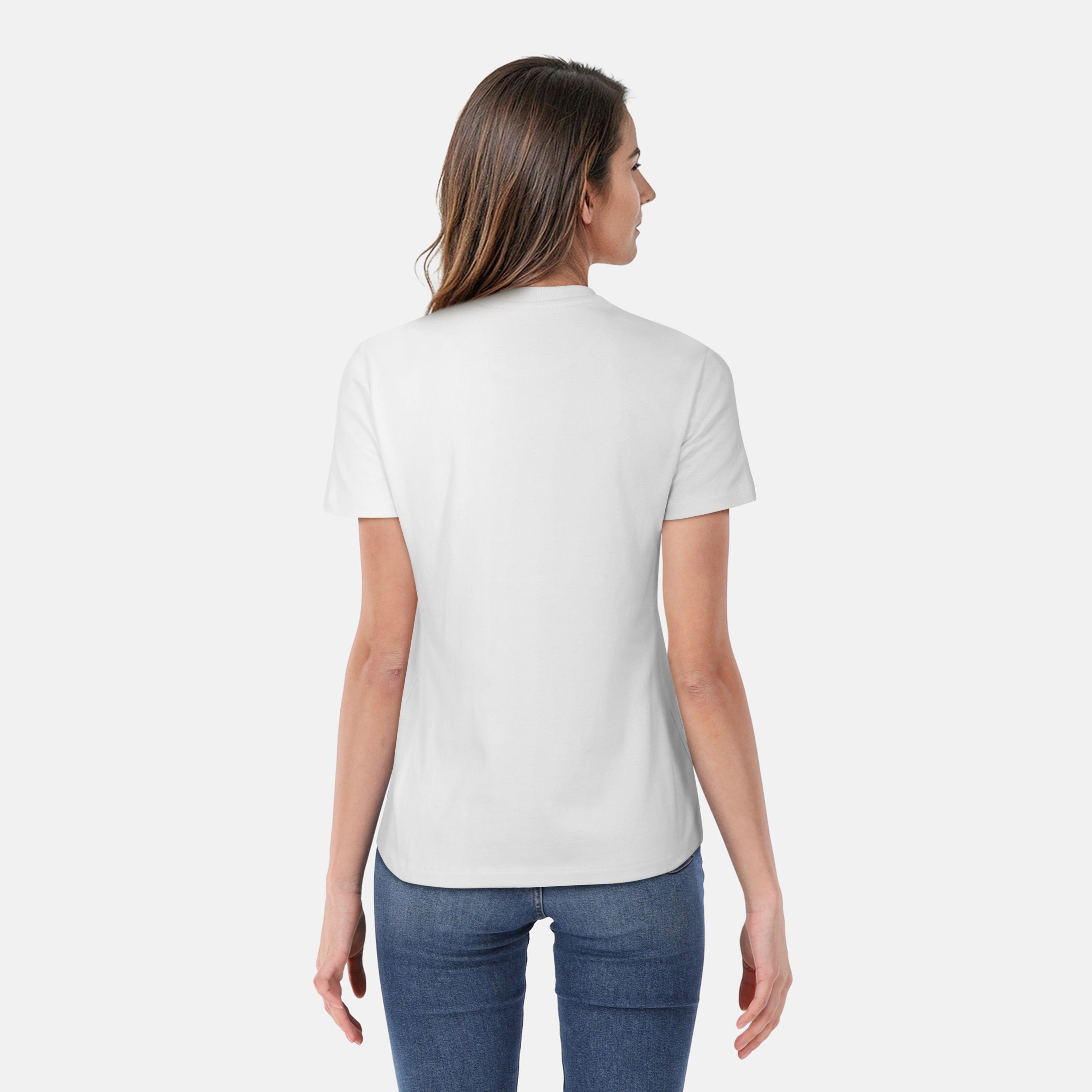 White - Lyle and Scott - Women's Oversized T-Shirt - 4
